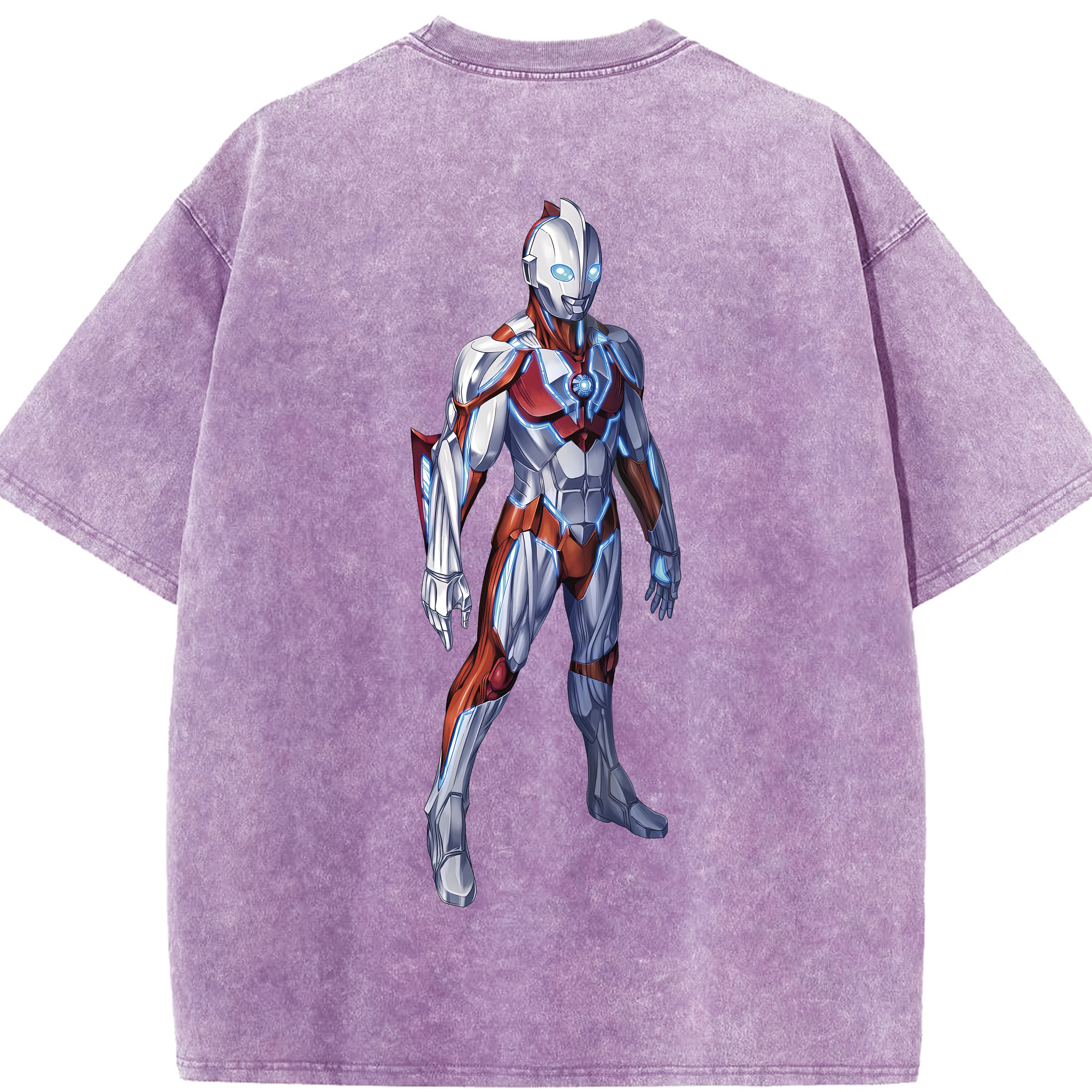 （画像用） ウルトラマン Ultraman 綿100% ヴィンテージ風 半袖Tシャツ（背面プリント）