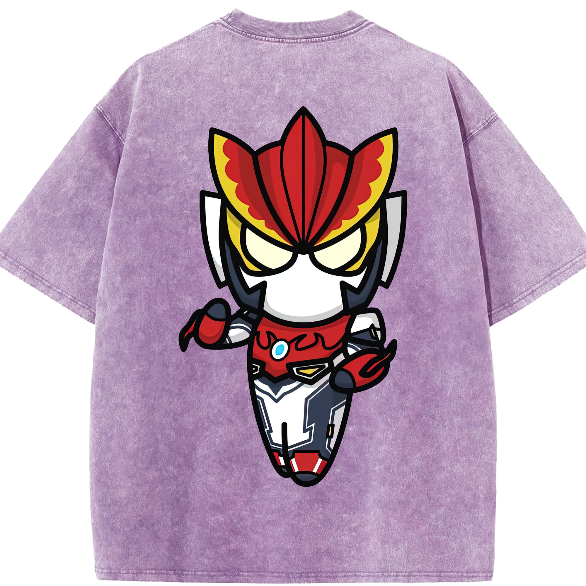 （画像用） ウルトラマン Ultraman 綿100% ヴィンテージ風 半袖Tシャツ（背面プリント）