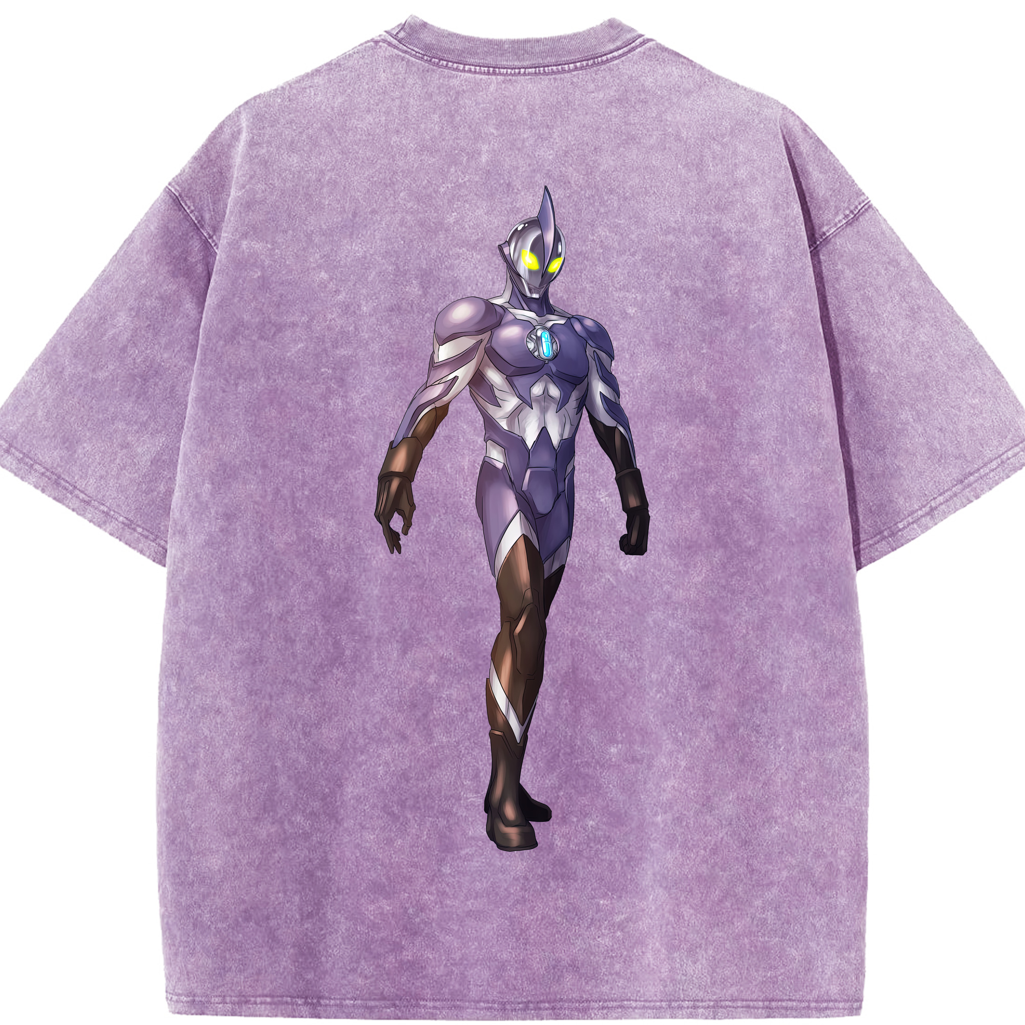 （画像用） ウルトラマン Ultraman 綿100% ヴィンテージ風 半袖Tシャツ（背面プリント）