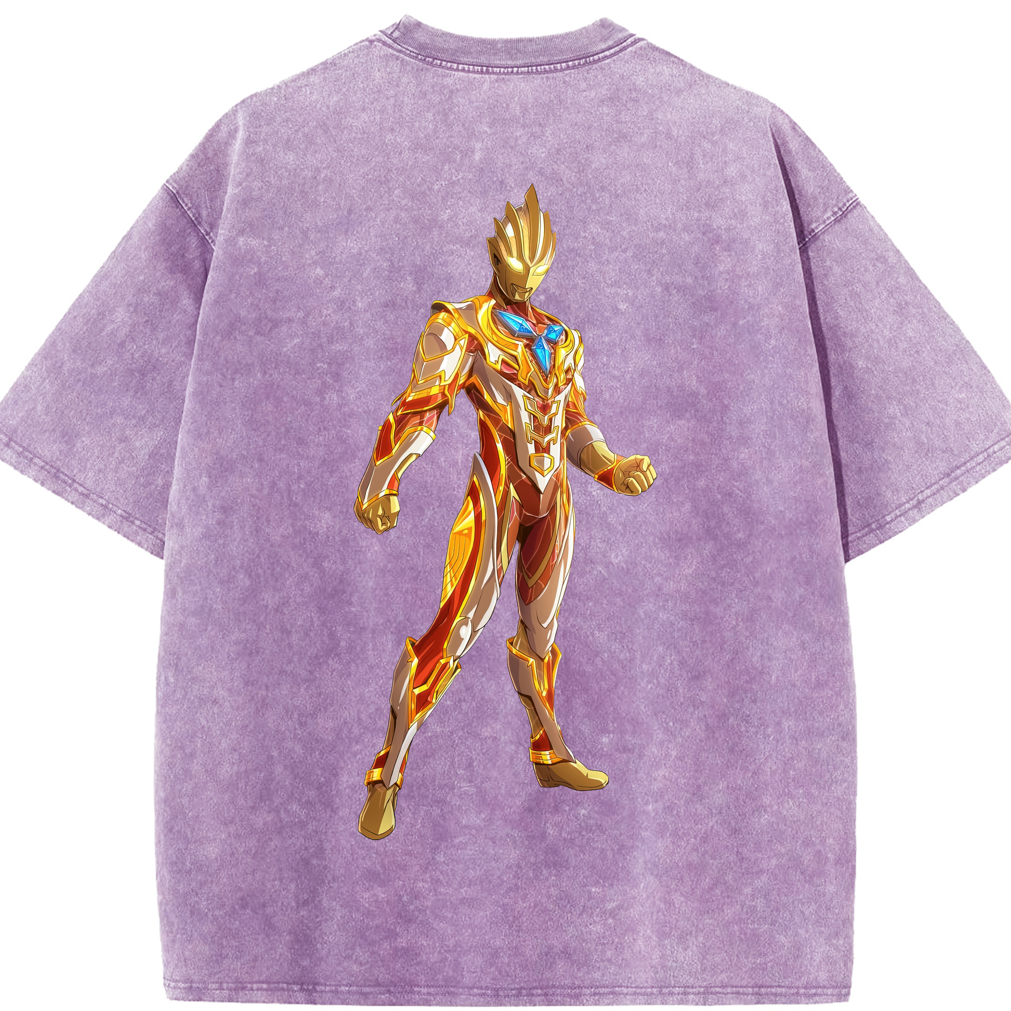 （画像用） ウルトラマン Ultraman 綿100% ヴィンテージ風 半袖Tシャツ（背面プリント）