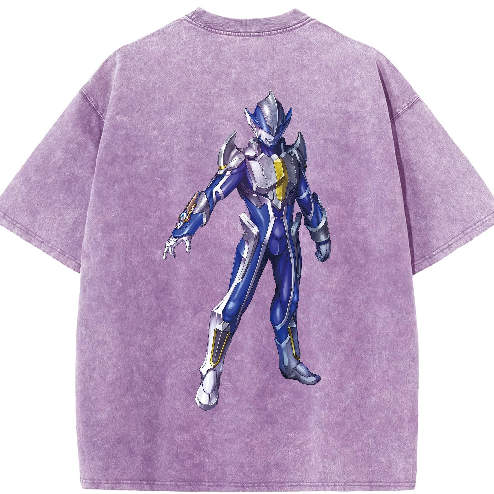 （画像用） ウルトラマン Ultraman 綿100% ヴィンテージ風 半袖Tシャツ（背面プリント）