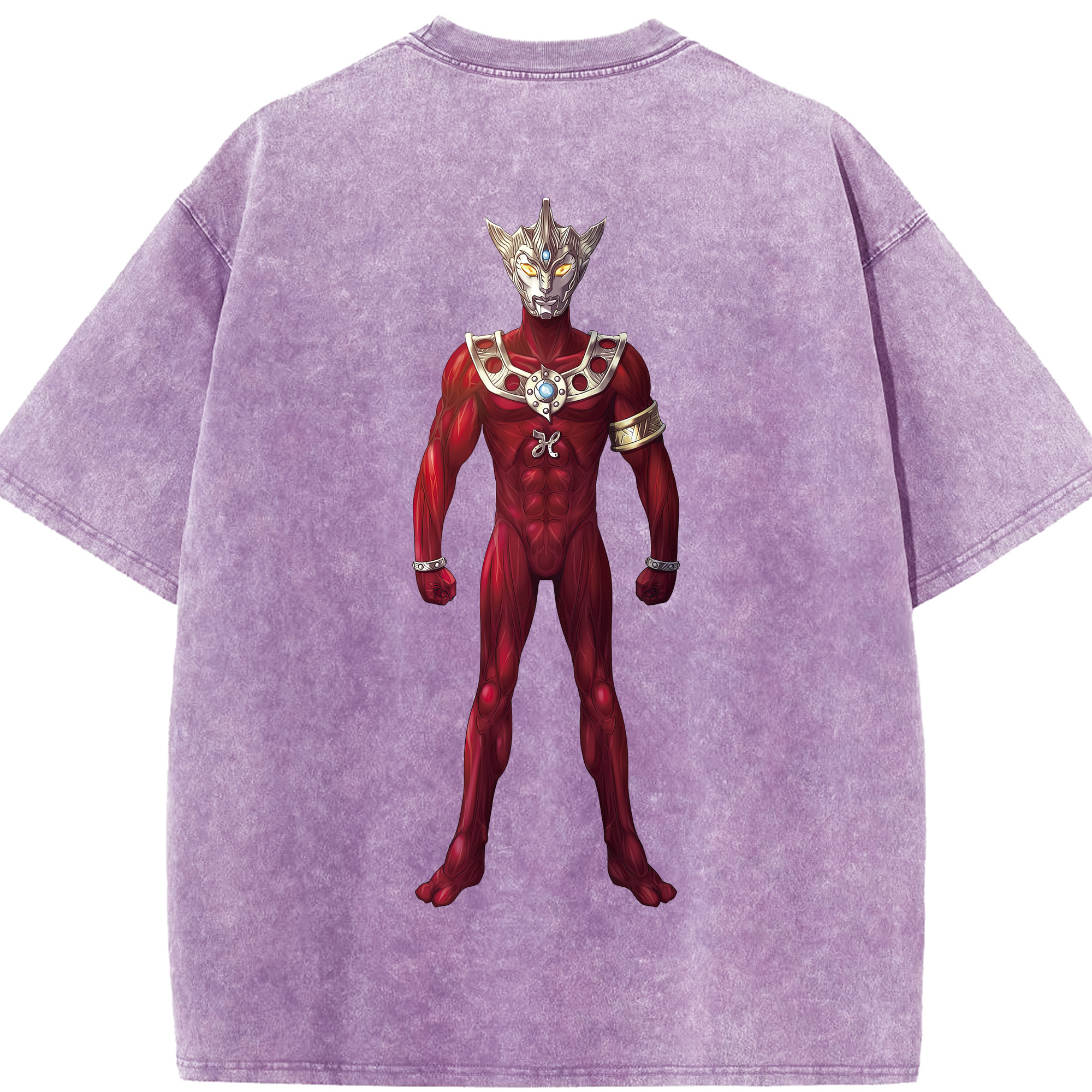 （画像用） ウルトラマン Ultraman 綿100% ヴィンテージ風 半袖Tシャツ（背面プリント）
