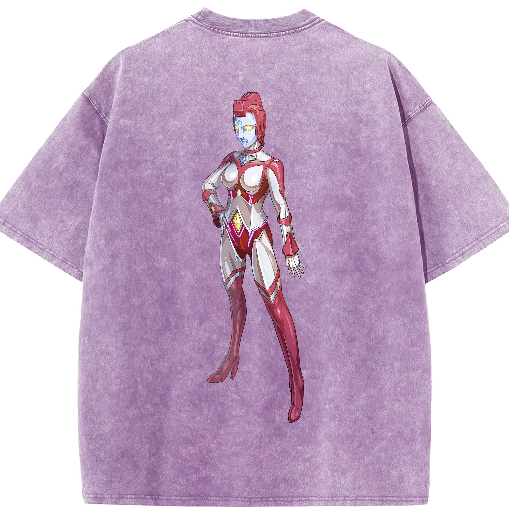 （画像用） ウルトラマン Ultraman 綿100% ヴィンテージ風 半袖Tシャツ（背面プリント）