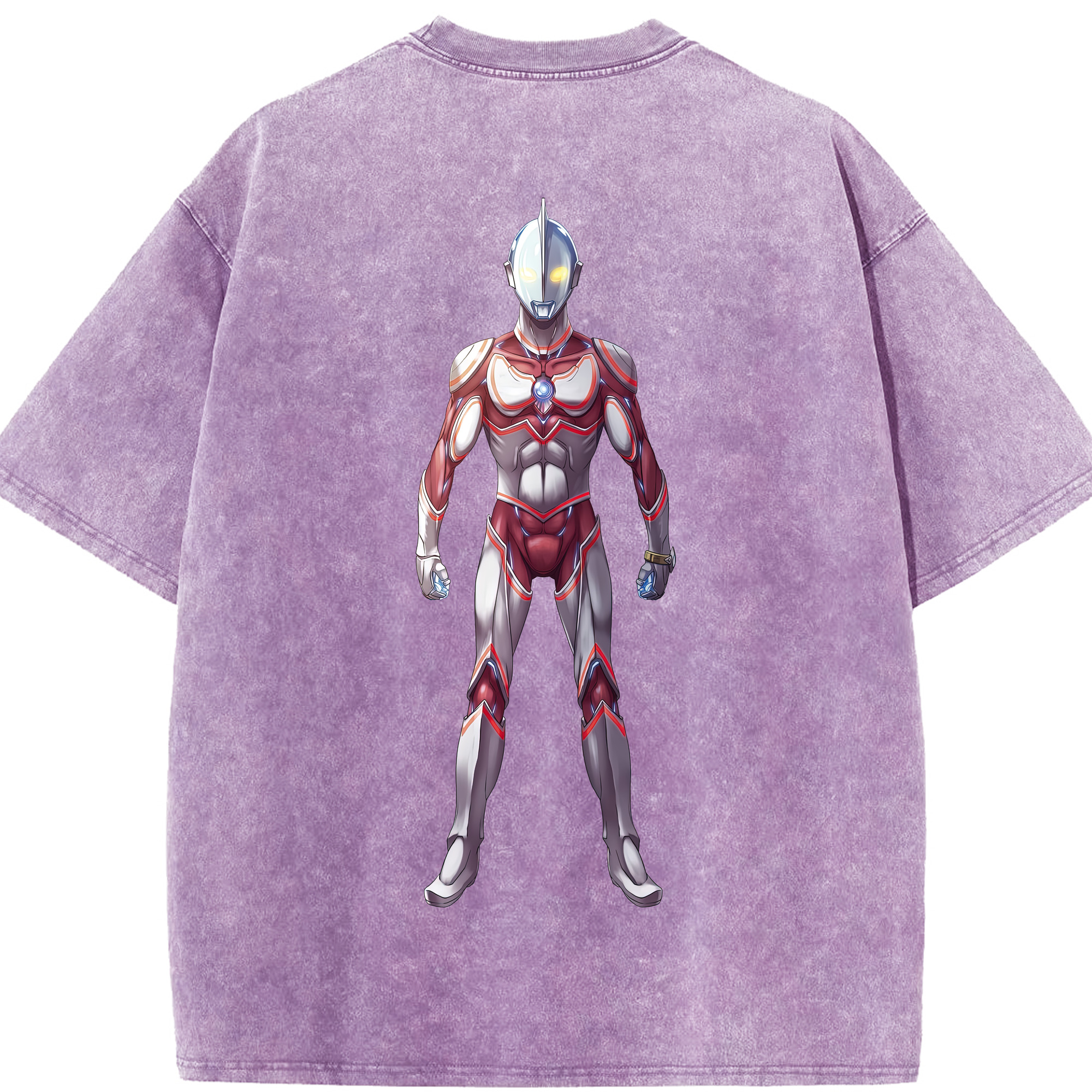 （画像用） ウルトラマン Ultraman 綿100% ヴィンテージ風 半袖Tシャツ（背面プリント）