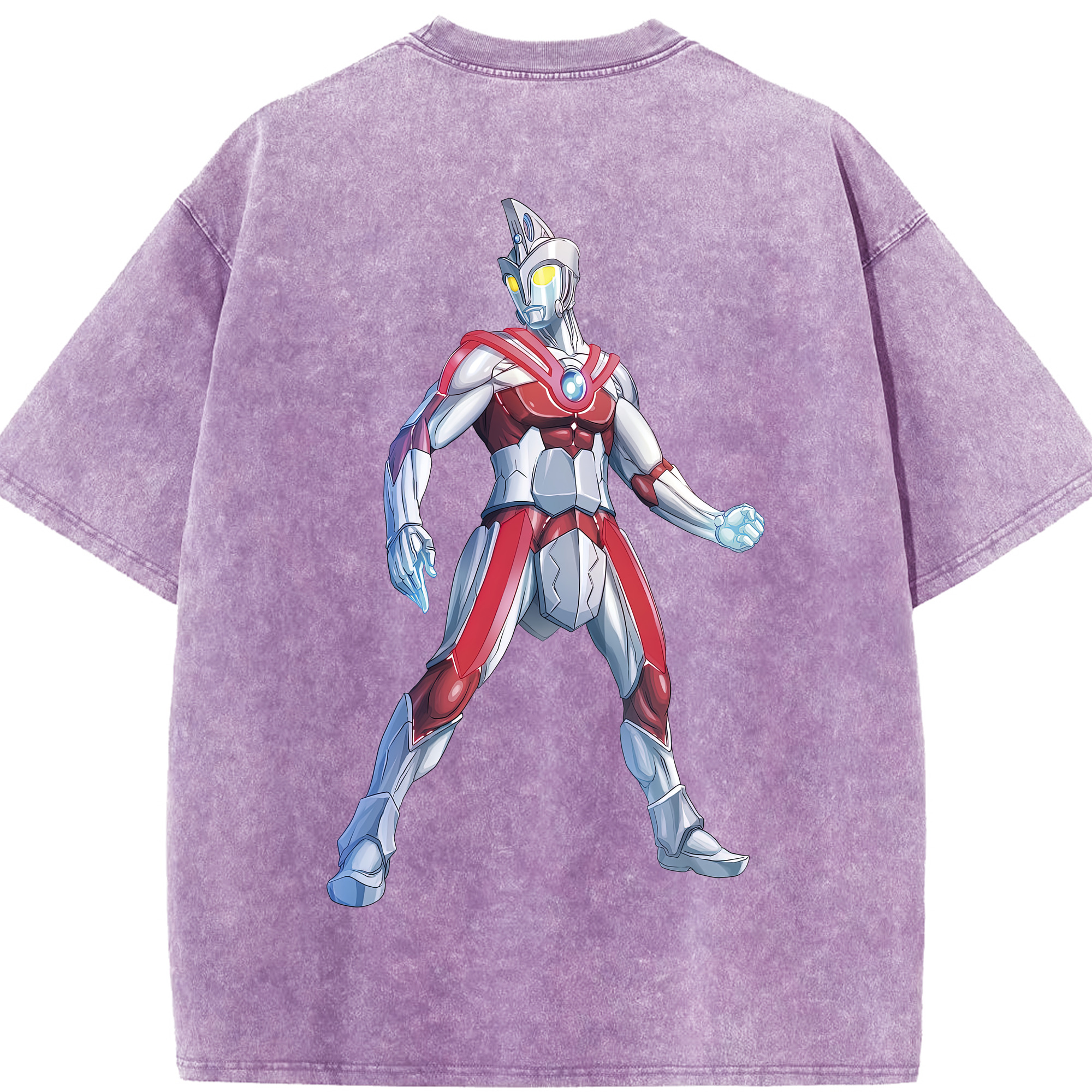 （画像用） ウルトラマン Ultraman 綿100% ヴィンテージ風 半袖Tシャツ（背面プリント）