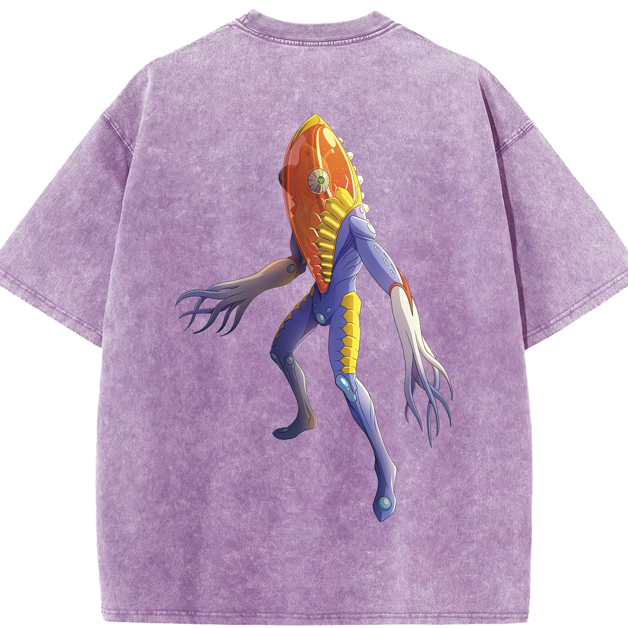 （画像用） ウルトラマン Ultraman 綿100% ヴィンテージ風 半袖Tシャツ（背面プリント）