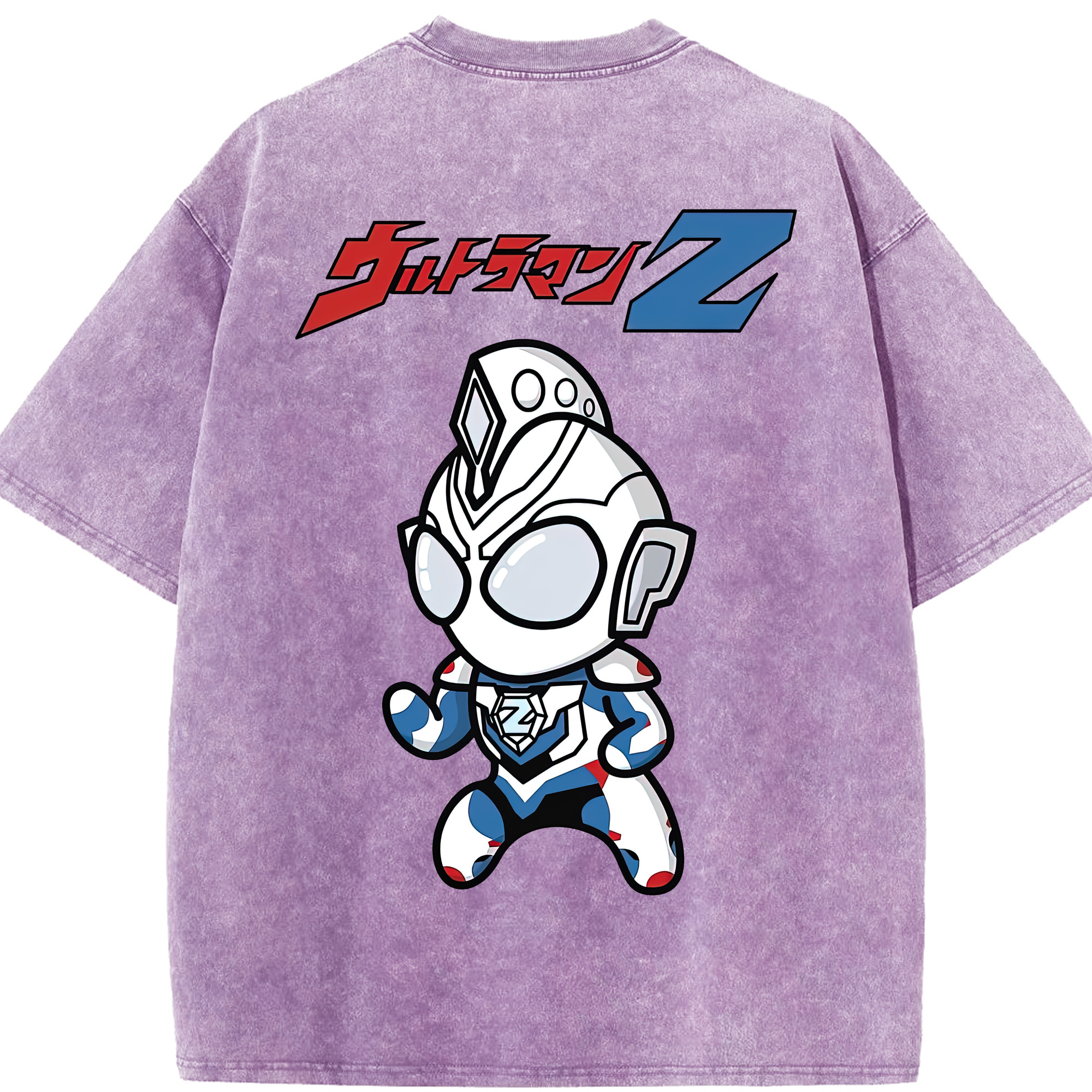 （画像用） ウルトラマン Ultraman 綿100% ヴィンテージ風 半袖Tシャツ（背面プリント）