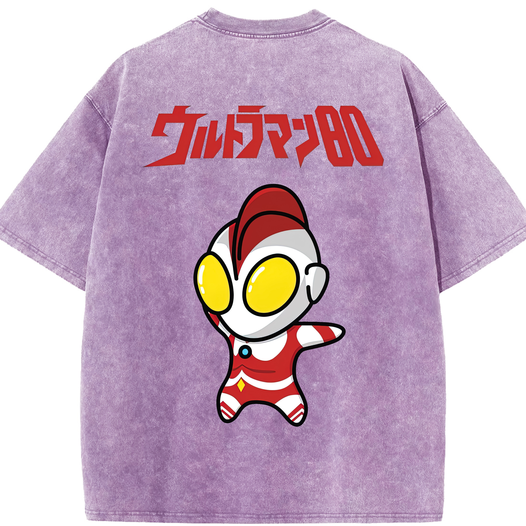 （画像用） ウルトラマン Ultraman 綿100% ヴィンテージ風 半袖Tシャツ（背面プリント）