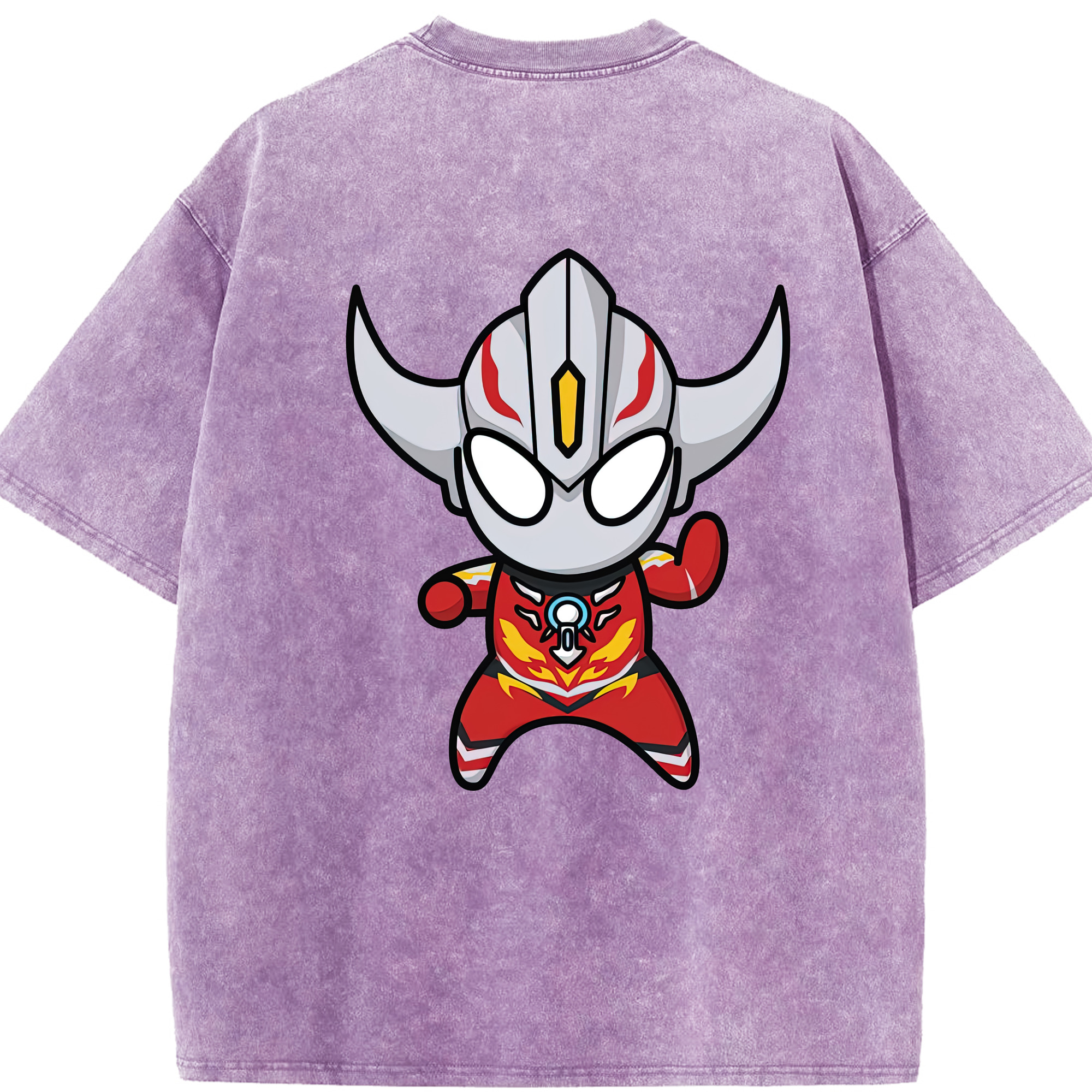 （画像用） ウルトラマン Ultraman 綿100% ヴィンテージ風 半袖Tシャツ（背面プリント）