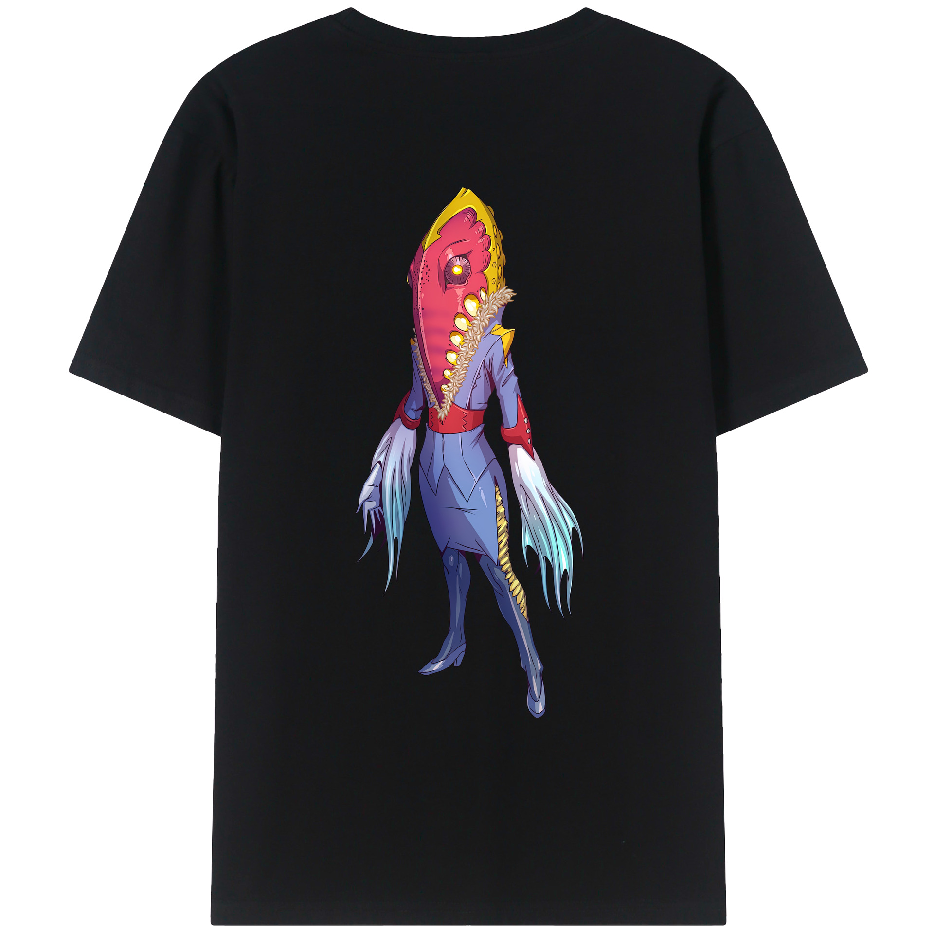 （画像用） ウルトラマン Ultraman 綿100％ メンズ半袖Tシャツ（バックプリント） 通気性