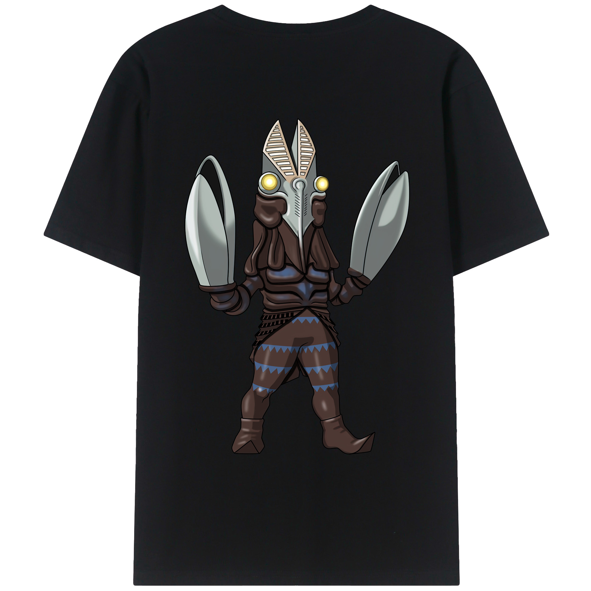 （画像用） ウルトラマン Ultraman 綿100％ メンズ半袖Tシャツ（バックプリント） 通気性