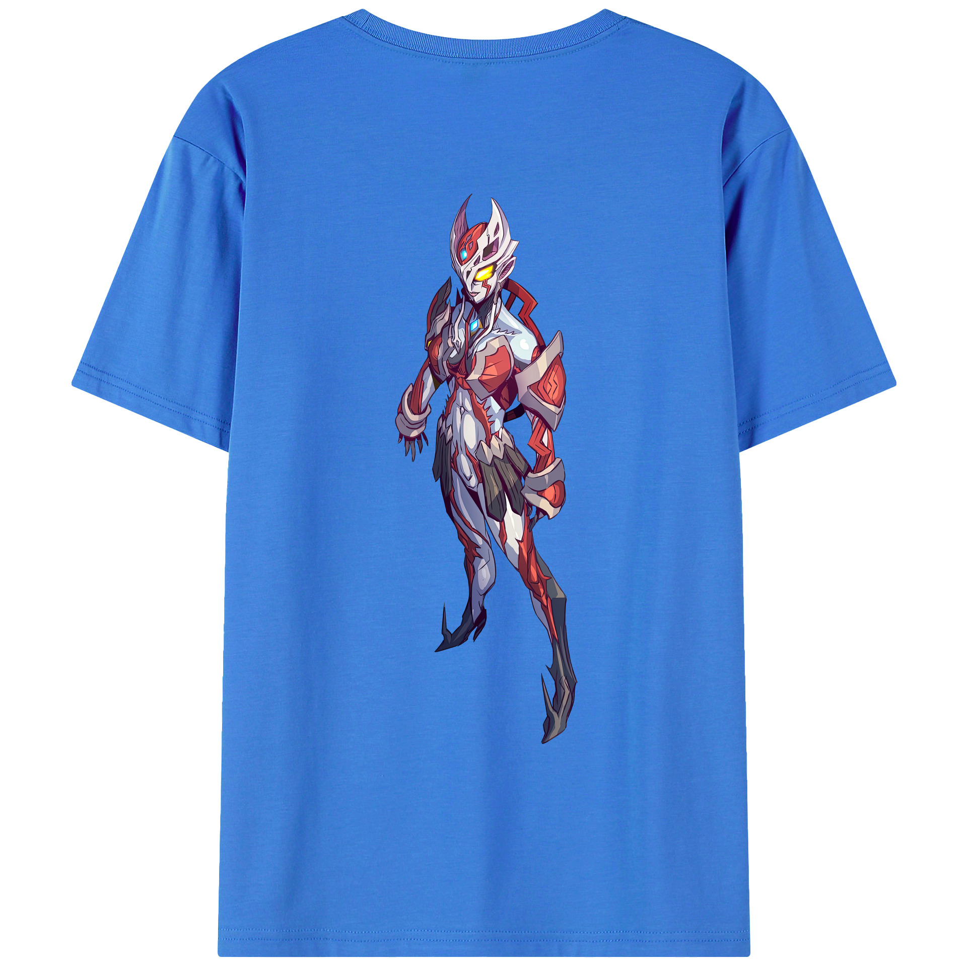 （画像用） ウルトラマン Ultraman 綿100％ メンズ半袖Tシャツ（バックプリント） 通気性