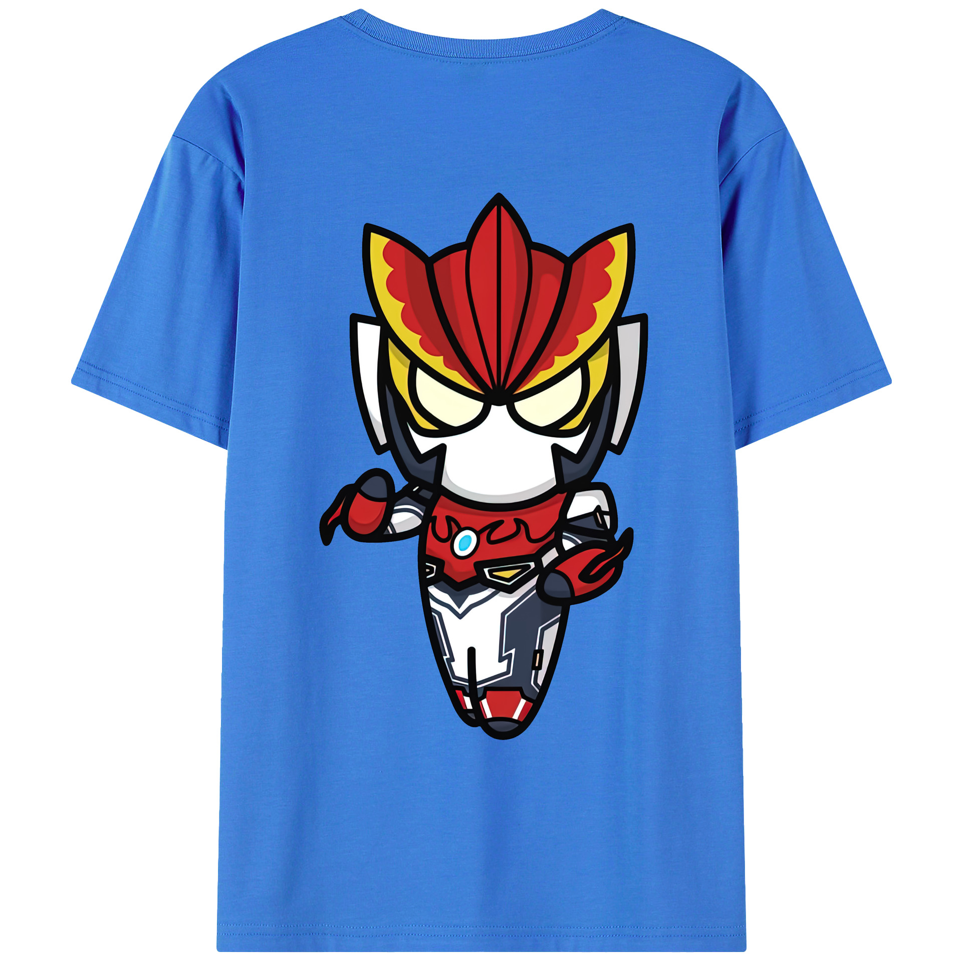 （画像用） ウルトラマン Ultraman 綿100％ メンズ半袖Tシャツ（バックプリント） 通気性