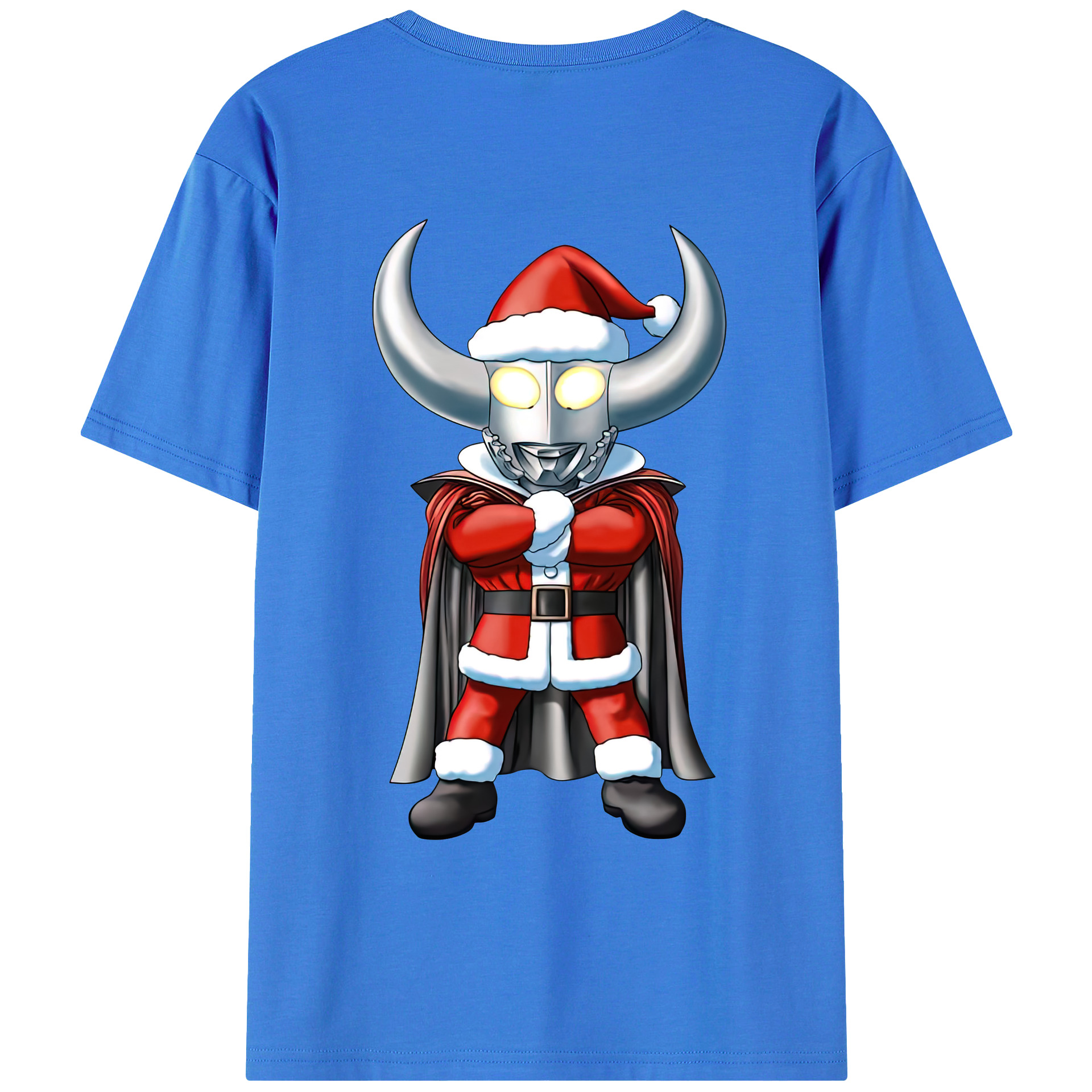 （画像用） ウルトラマン Ultraman 綿100％ メンズ半袖Tシャツ（バックプリント） 通気性