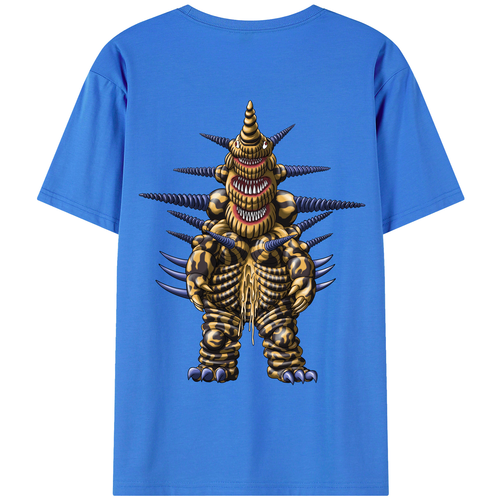 （画像用） ウルトラマン Ultraman 綿100％ メンズ半袖Tシャツ（バックプリント） 通気性