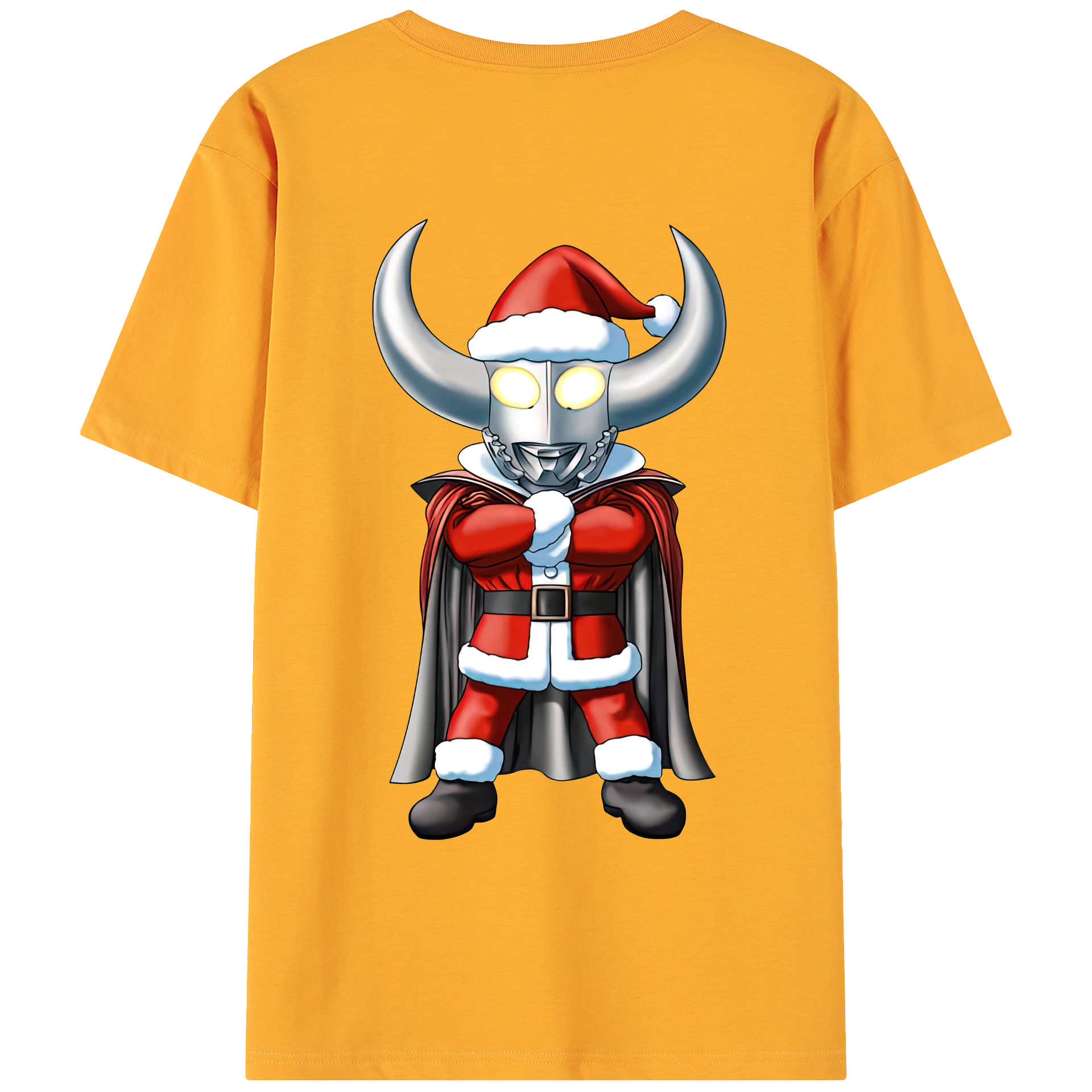（画像用） ウルトラマン Ultraman 綿100％ メンズ半袖Tシャツ（バックプリント） 通気性