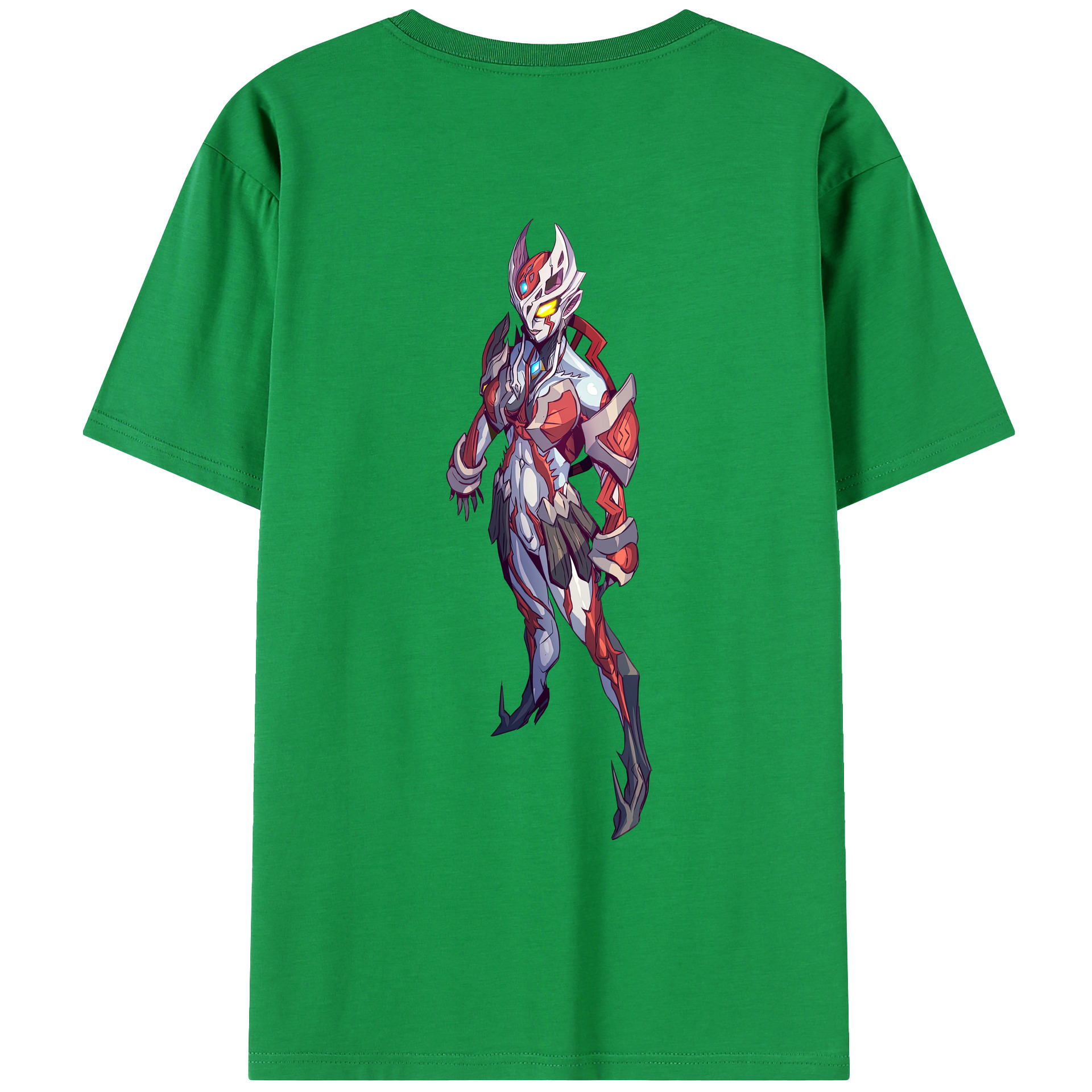 （画像用） ウルトラマン Ultraman 綿100％ メンズ半袖Tシャツ（バックプリント） 通気性