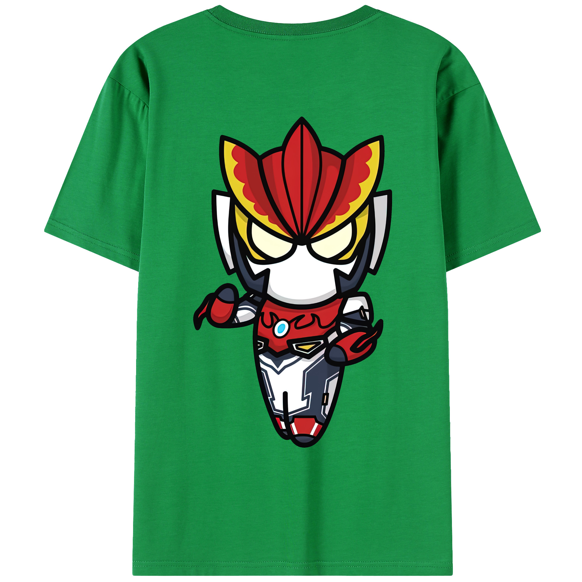 （画像用） ウルトラマン Ultraman 綿100％ メンズ半袖Tシャツ（バックプリント） 通気性