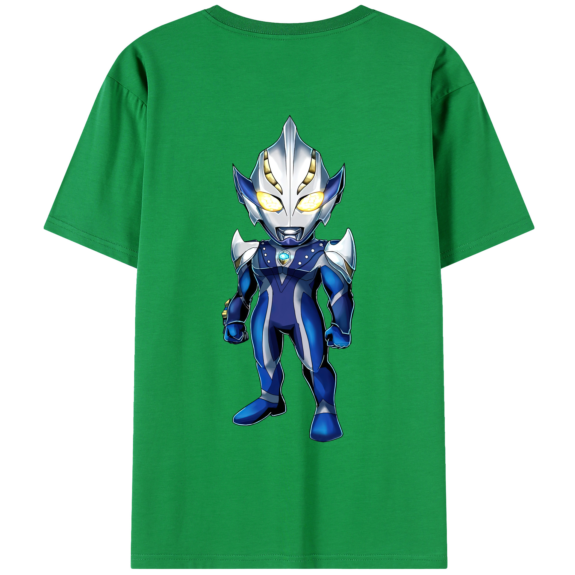 （画像用） ウルトラマン Ultraman 綿100％ メンズ半袖Tシャツ（バックプリント） 通気性