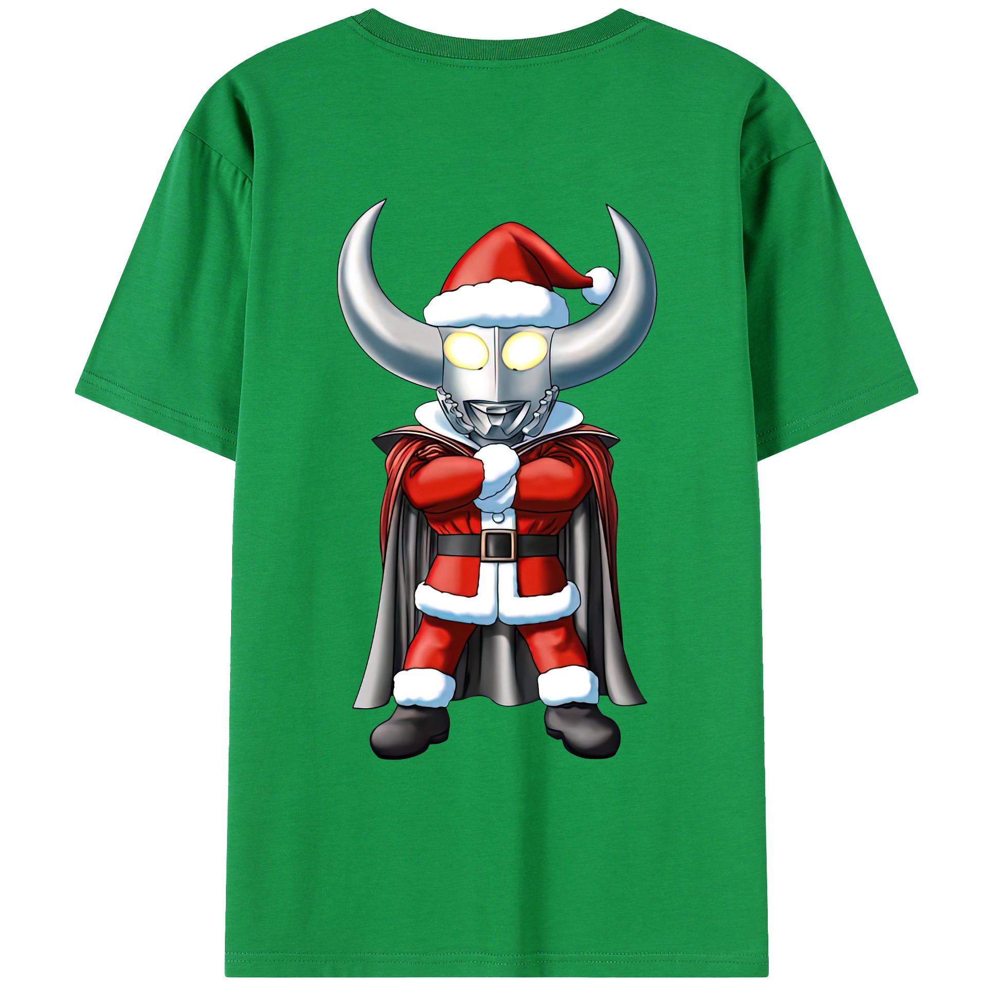 （画像用） ウルトラマン Ultraman 綿100％ メンズ半袖Tシャツ（バックプリント） 通気性