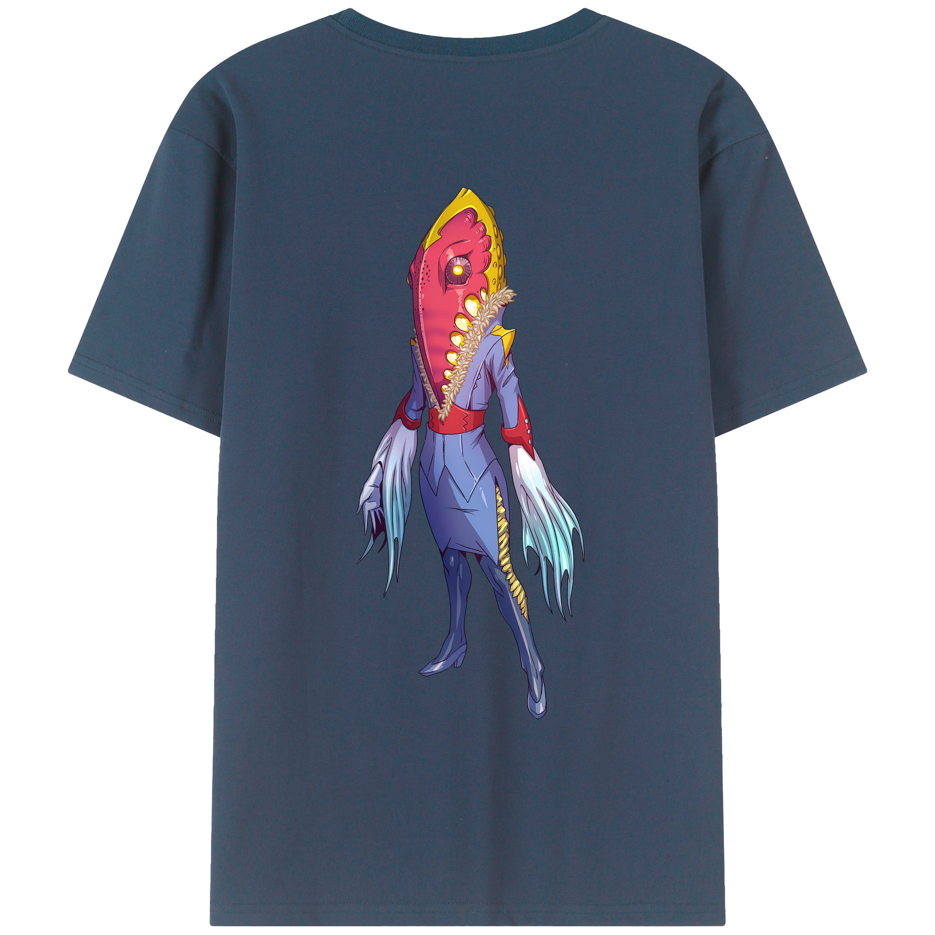 （画像用） ウルトラマン Ultraman 綿100％ メンズ半袖Tシャツ（バックプリント） 通気性