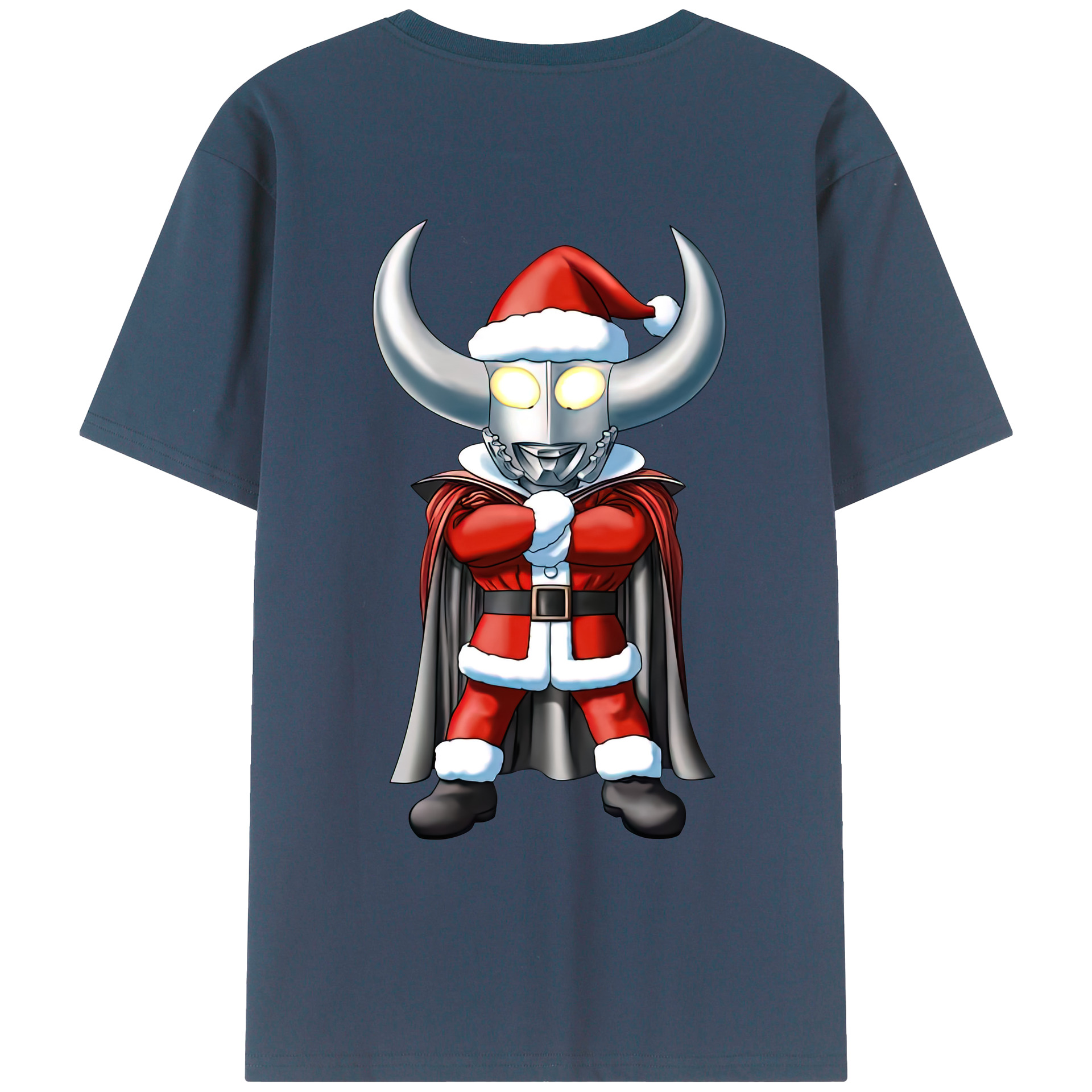 （画像用） ウルトラマン Ultraman 綿100％ メンズ半袖Tシャツ（バックプリント） 通気性