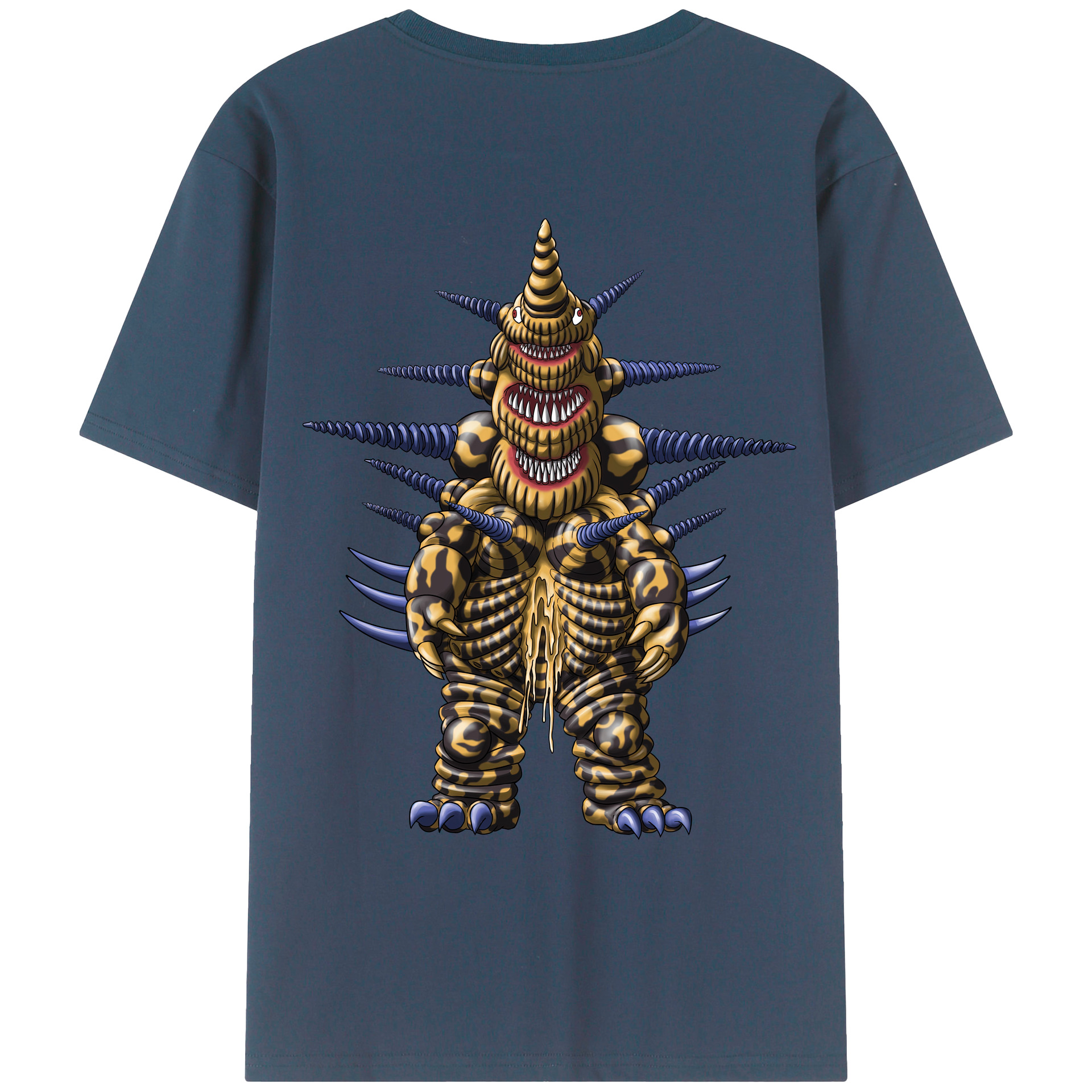 （画像用） ウルトラマン Ultraman 綿100％ メンズ半袖Tシャツ（バックプリント） 通気性