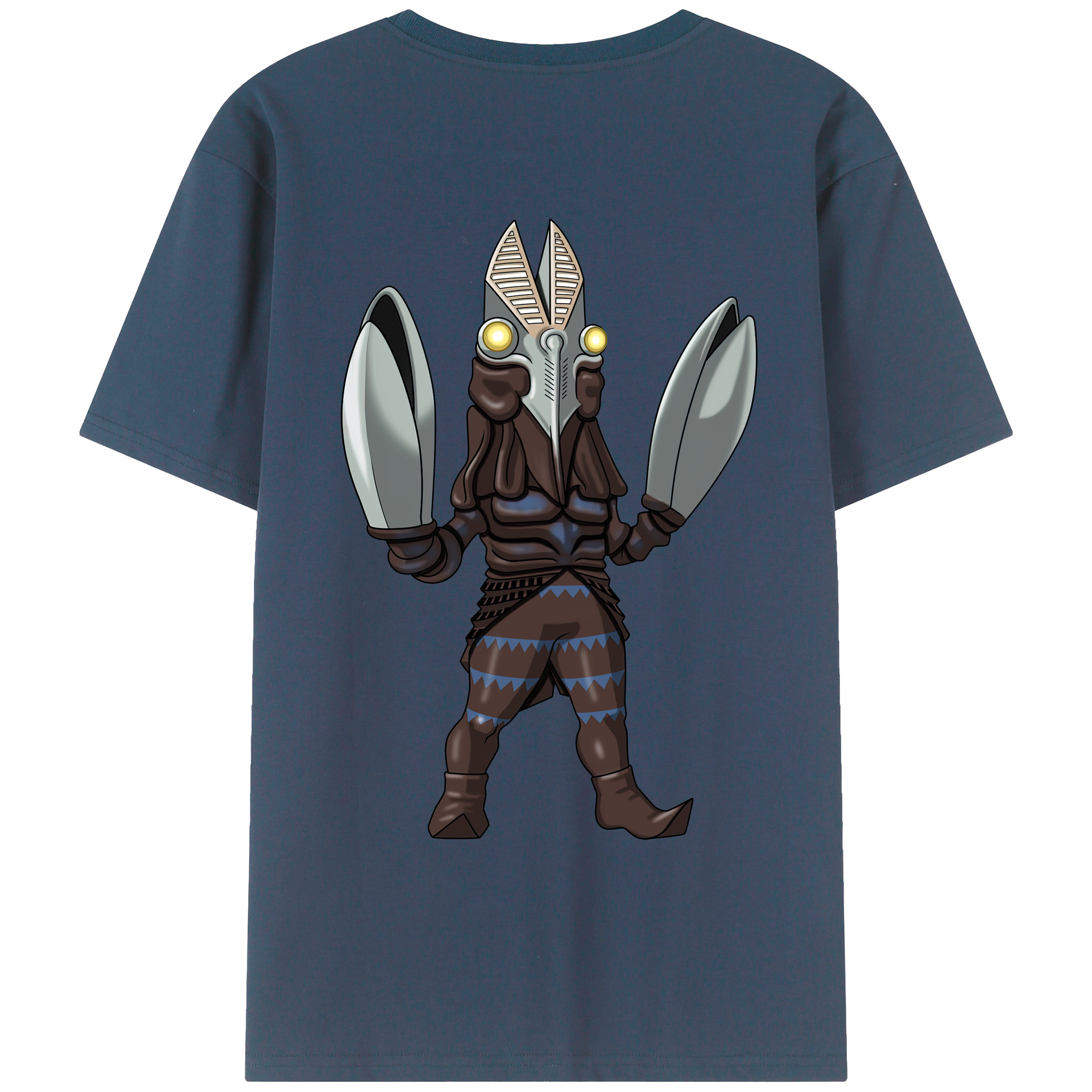 （画像用） ウルトラマン Ultraman 綿100％ メンズ半袖Tシャツ（バックプリント） 通気性