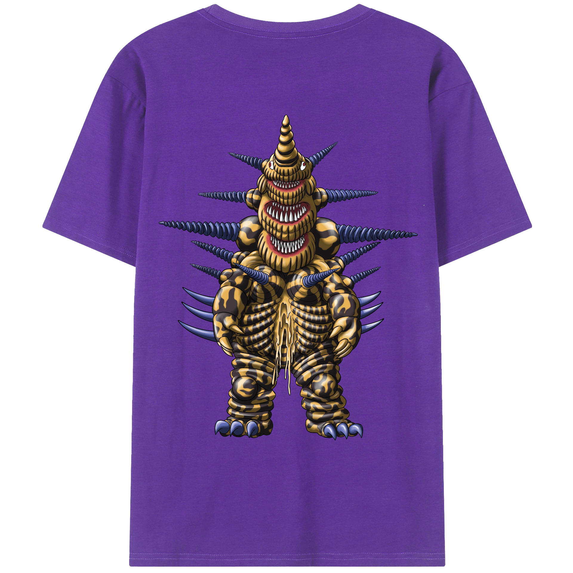 （画像用） ウルトラマン Ultraman 綿100％ メンズ半袖Tシャツ（バックプリント） 通気性