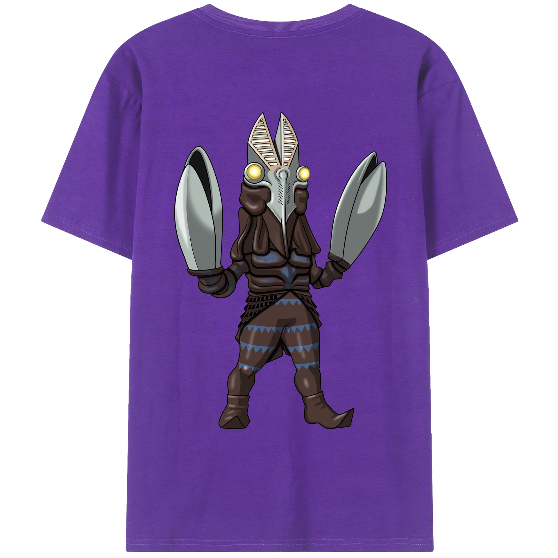 （画像用） ウルトラマン Ultraman 綿100％ メンズ半袖Tシャツ（バックプリント） 通気性