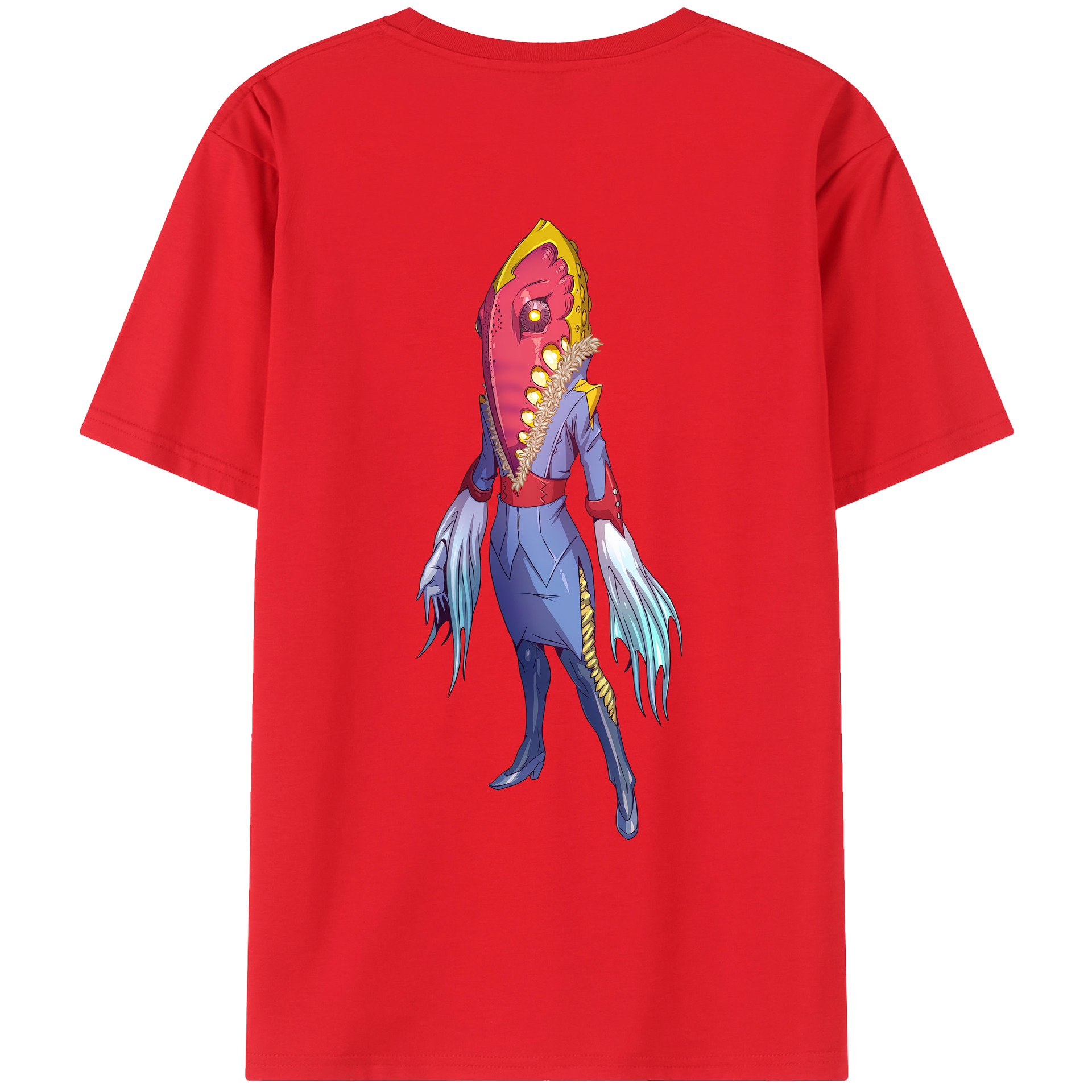 （画像用） ウルトラマン Ultraman 綿100％ メンズ半袖Tシャツ（バックプリント） 通気性
