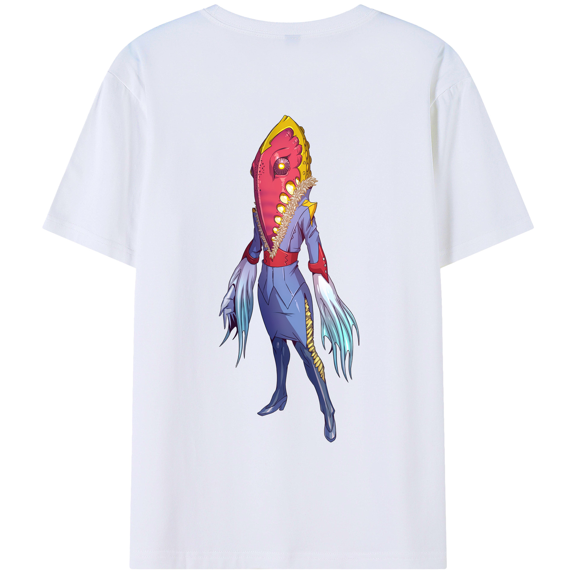 （画像用） ウルトラマン Ultraman 綿100％ メンズ半袖Tシャツ（バックプリント） 通気性