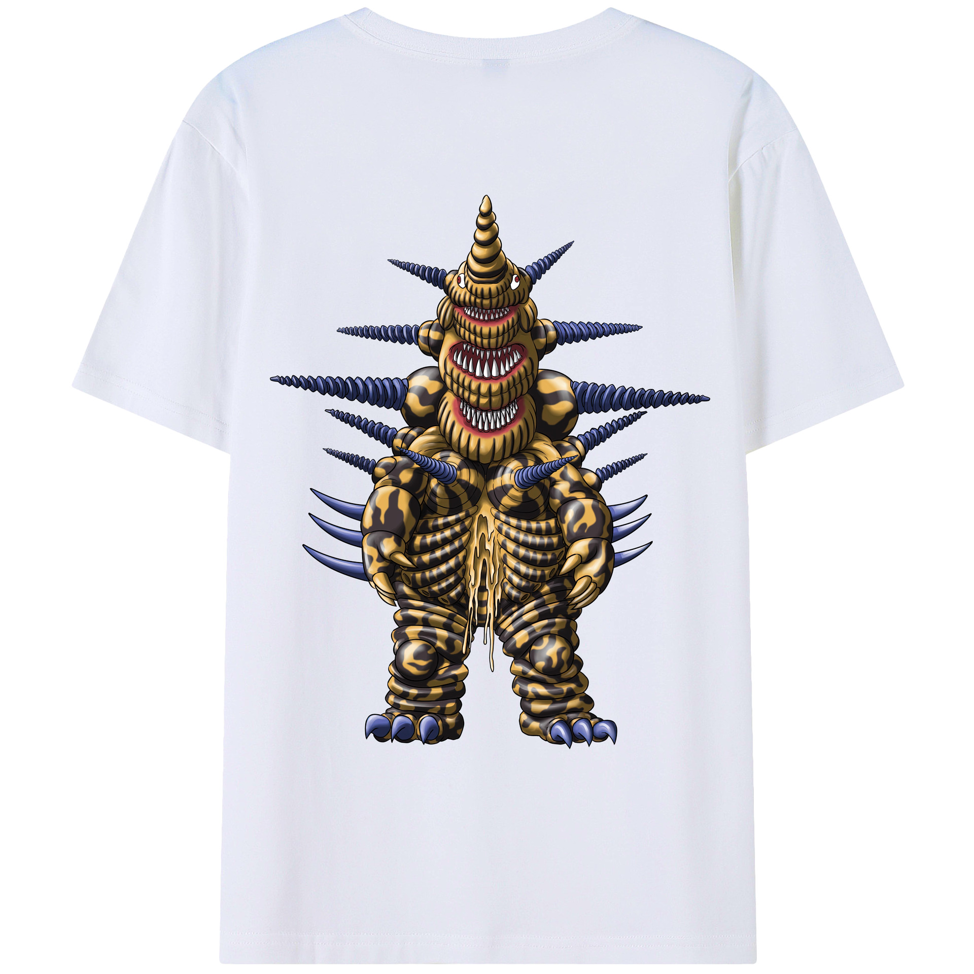（画像用） ウルトラマン Ultraman 綿100％ メンズ半袖Tシャツ（バックプリント） 通気性