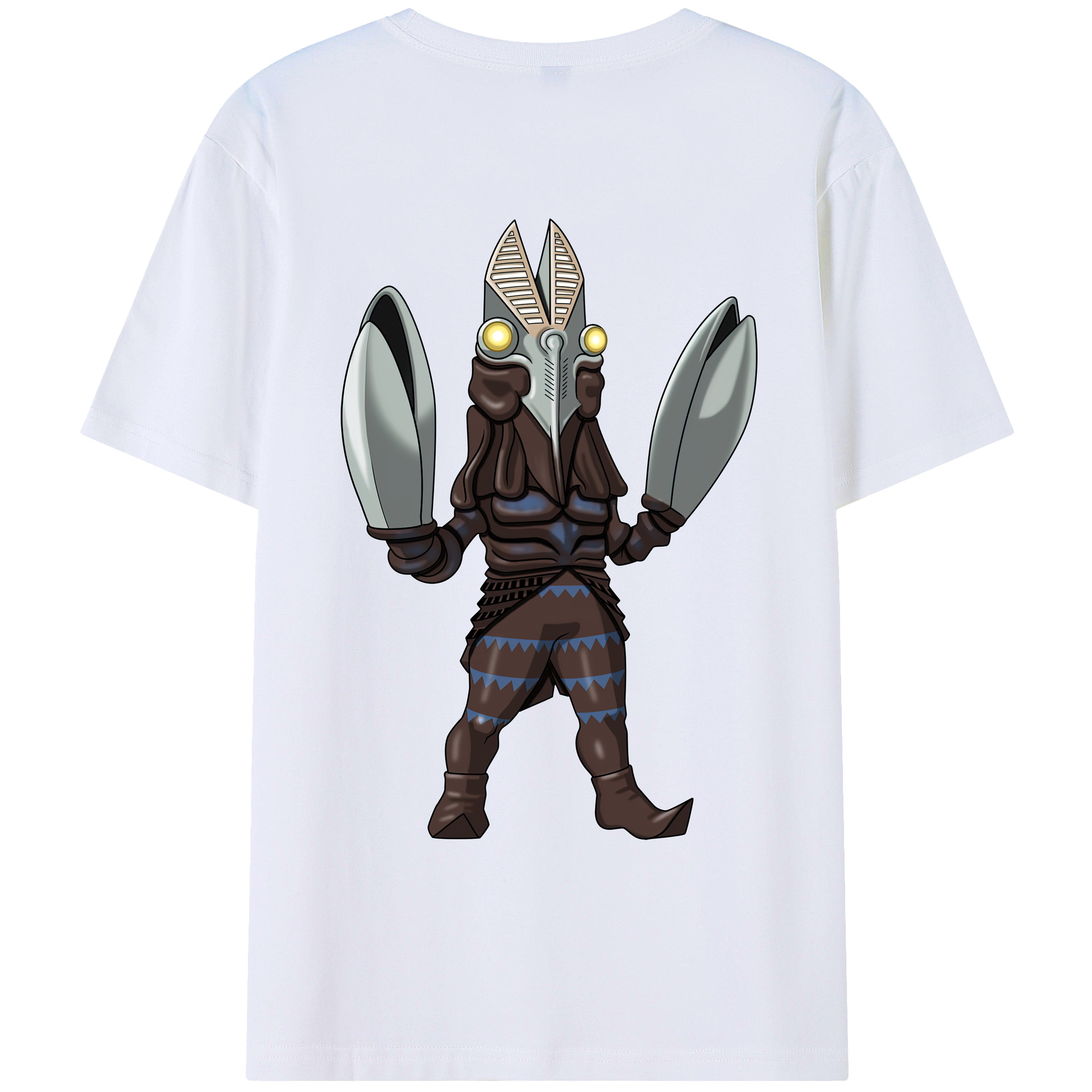 （画像用） ウルトラマン Ultraman 綿100％ メンズ半袖Tシャツ（バックプリント） 通気性