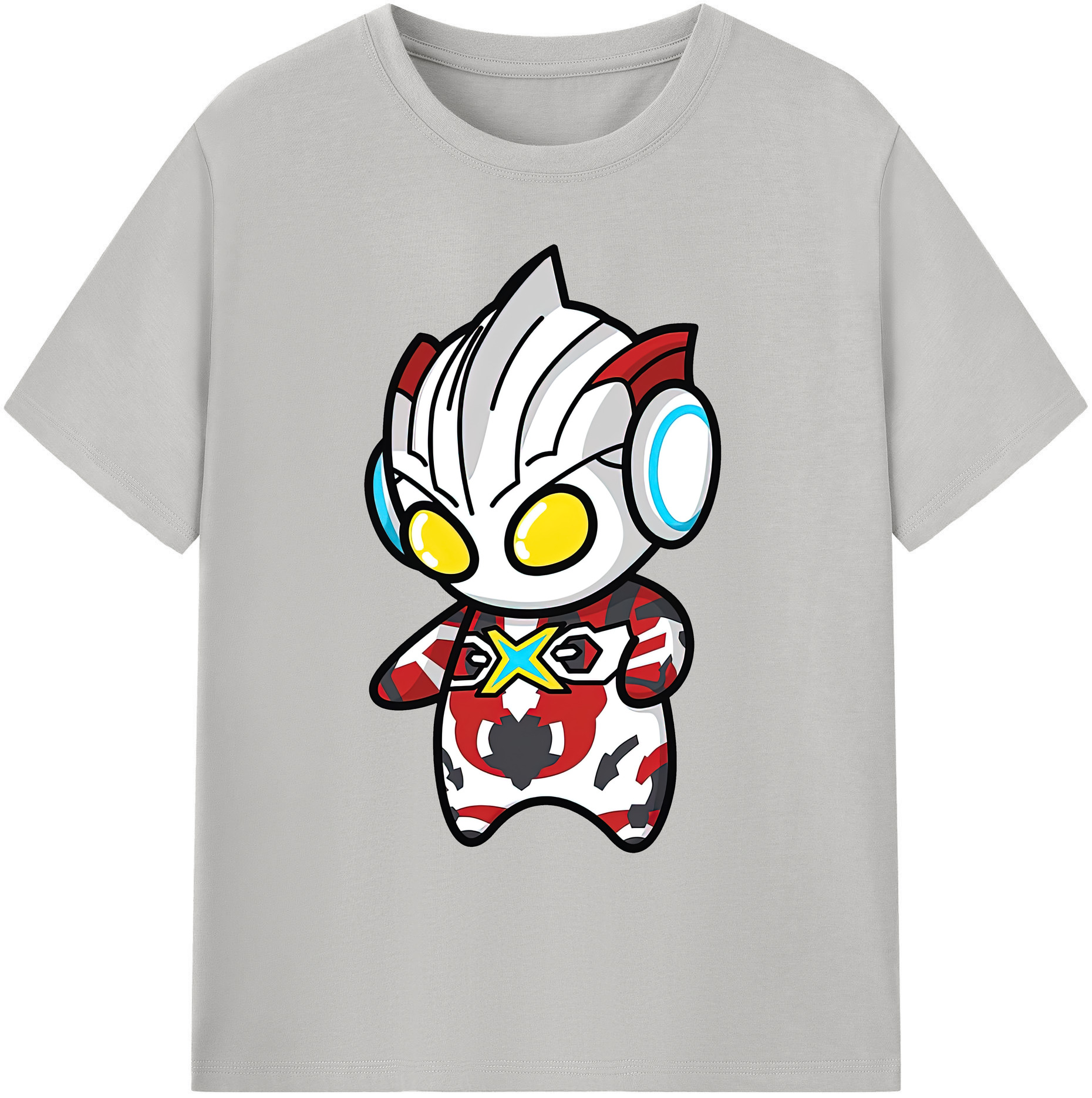 （画像用） ウルトラマン Ultraman 綿100％ メンズ半袖Tシャツ｜肌触りやわらか＆通気性