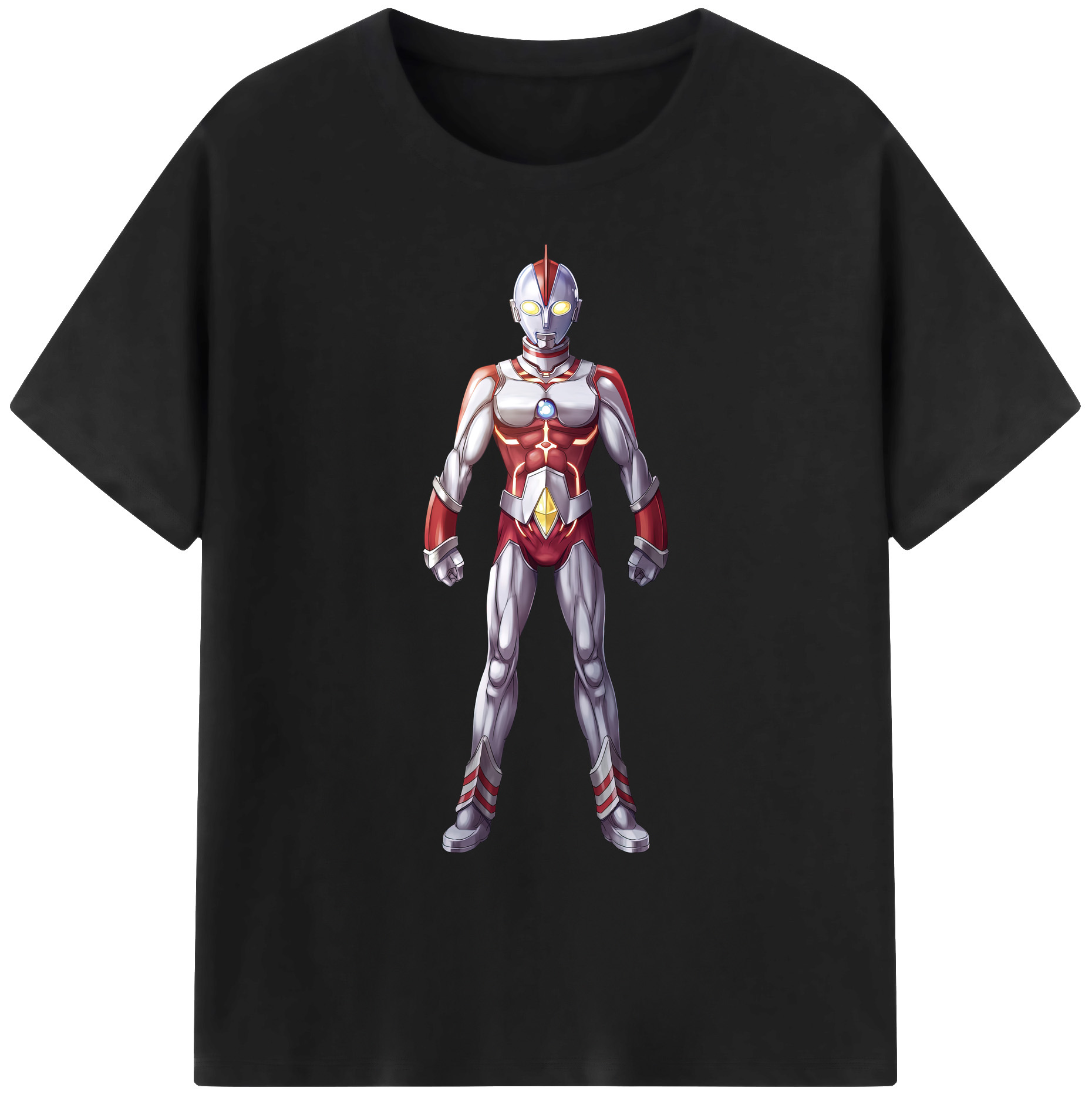 （画像用） ウルトラマン Ultraman 綿100％ メンズ半袖Tシャツ｜肌触りやわらか＆通気性