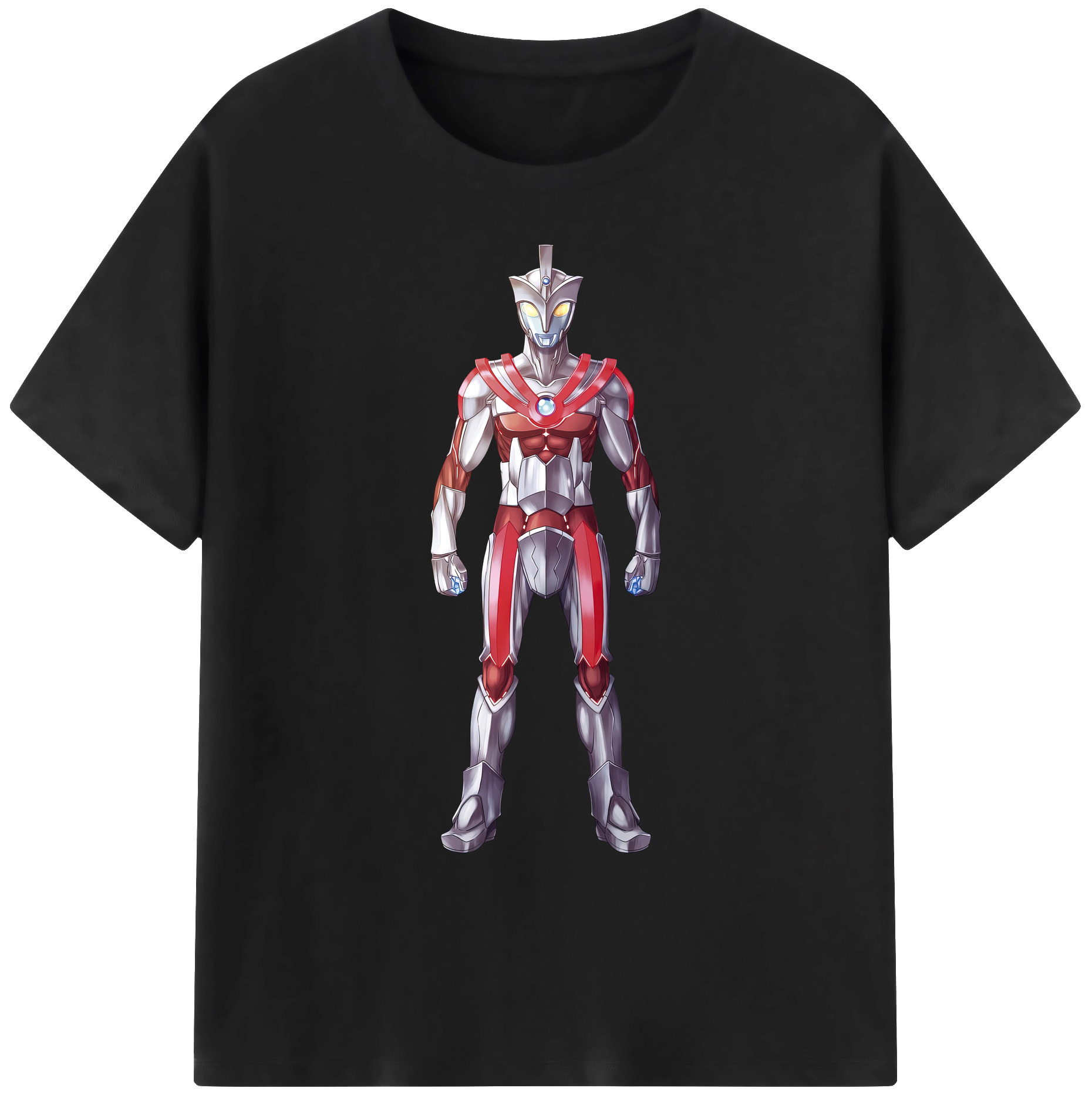 （画像用） ウルトラマン Ultraman 綿100％ メンズ半袖Tシャツ｜肌触りやわらか＆通気性