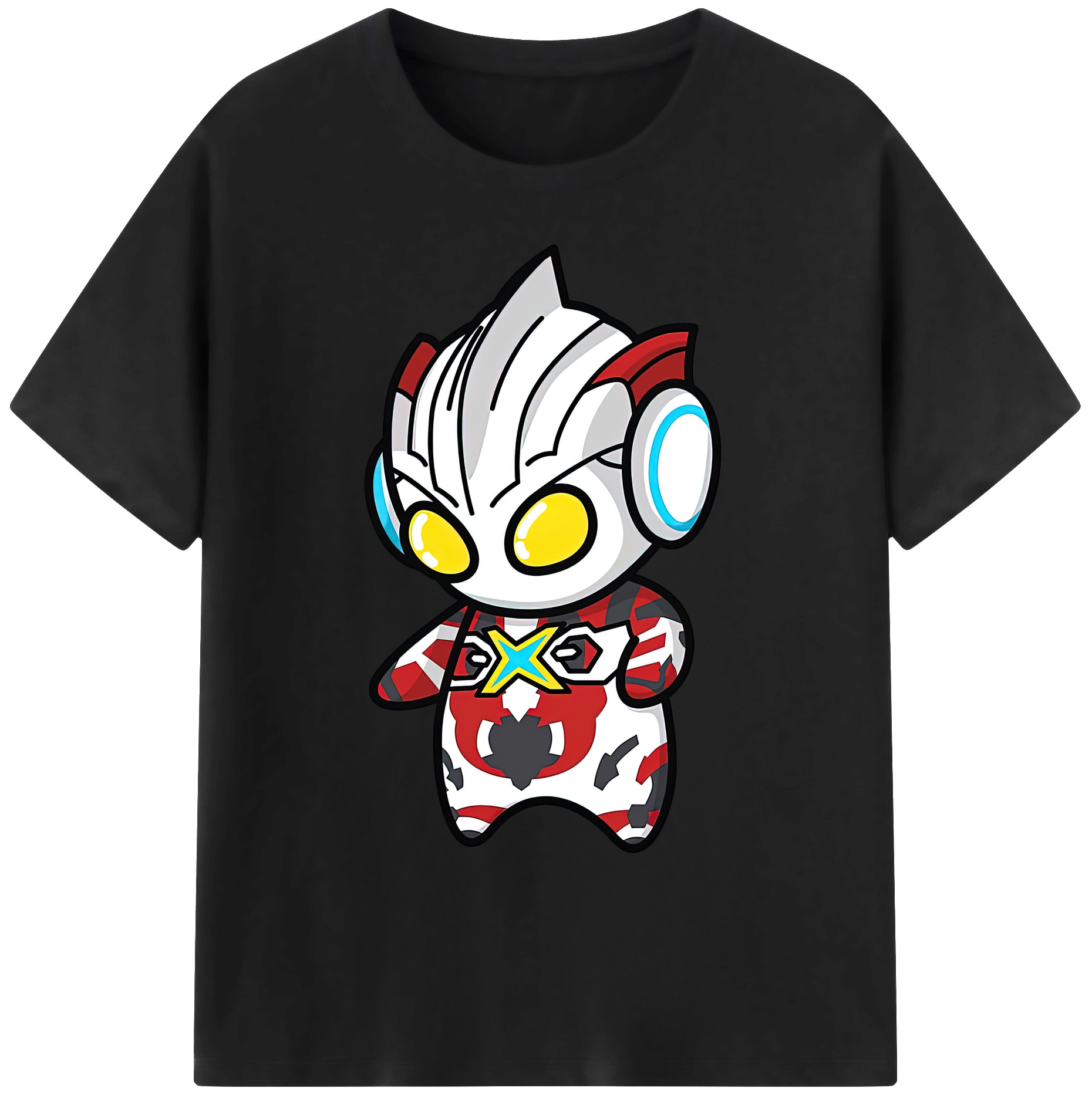 （画像用） ウルトラマン Ultraman 綿100％ メンズ半袖Tシャツ｜肌触りやわらか＆通気性