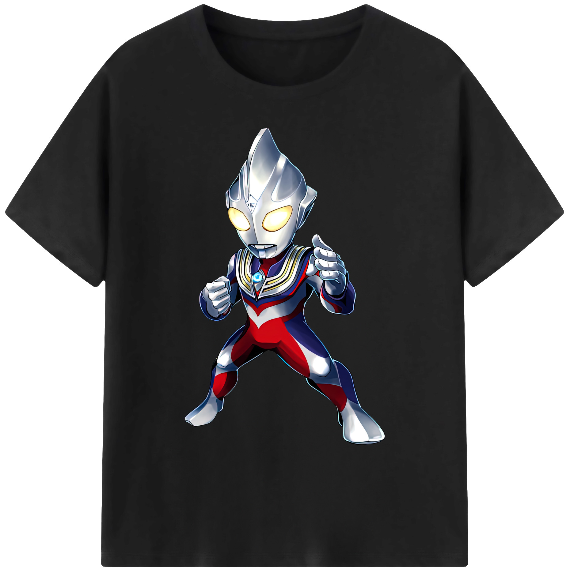 （画像用） ウルトラマン Ultraman 綿100％ メンズ半袖Tシャツ｜肌触りやわらか＆通気性