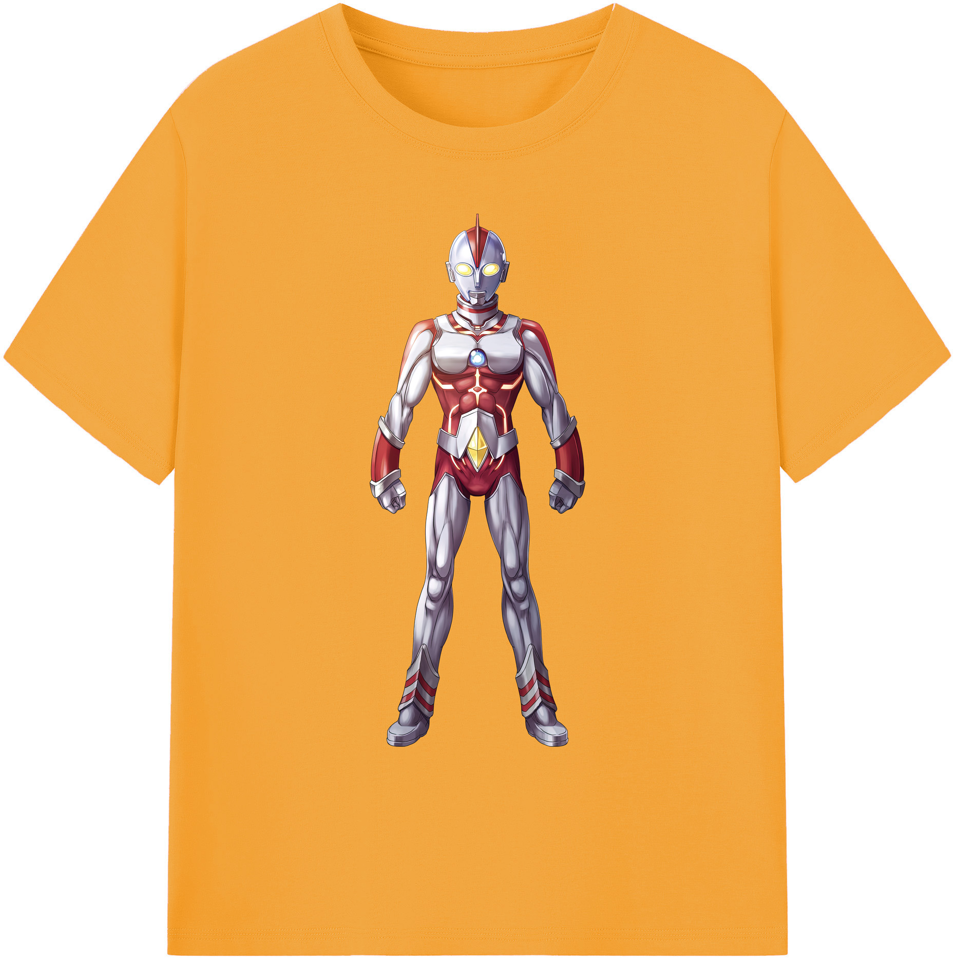（画像用） ウルトラマン Ultraman 綿100％ メンズ半袖Tシャツ｜肌触りやわらか＆通気性