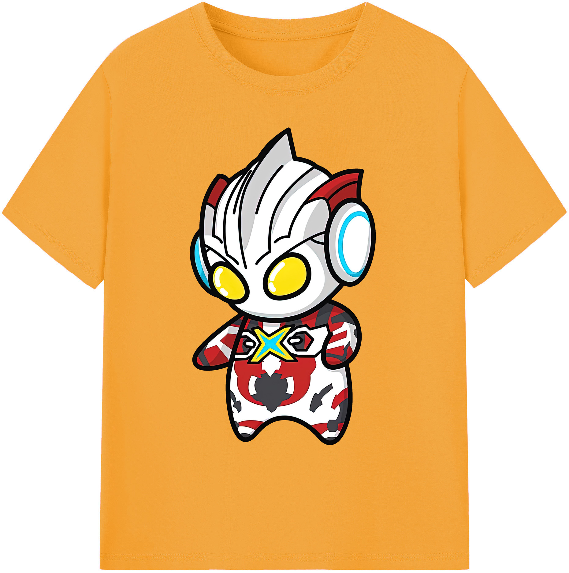 （画像用） ウルトラマン Ultraman 綿100％ メンズ半袖Tシャツ｜肌触りやわらか＆通気性