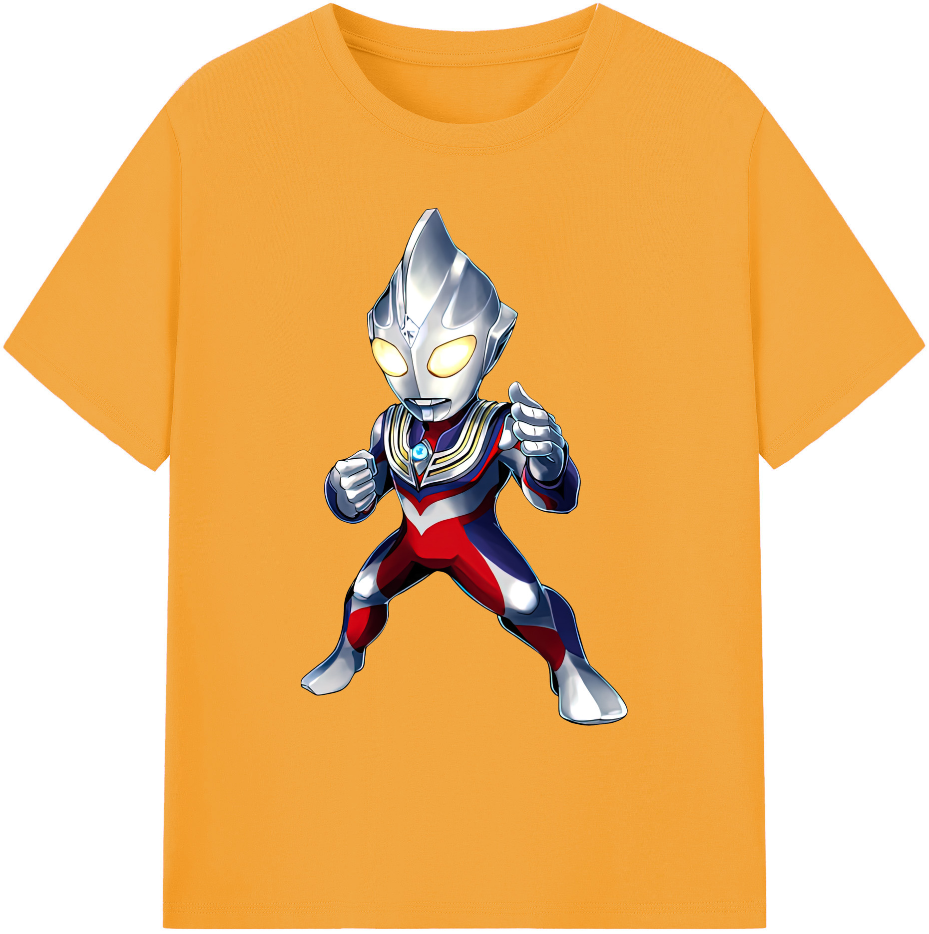 （画像用） ウルトラマン Ultraman 綿100％ メンズ半袖Tシャツ｜肌触りやわらか＆通気性
