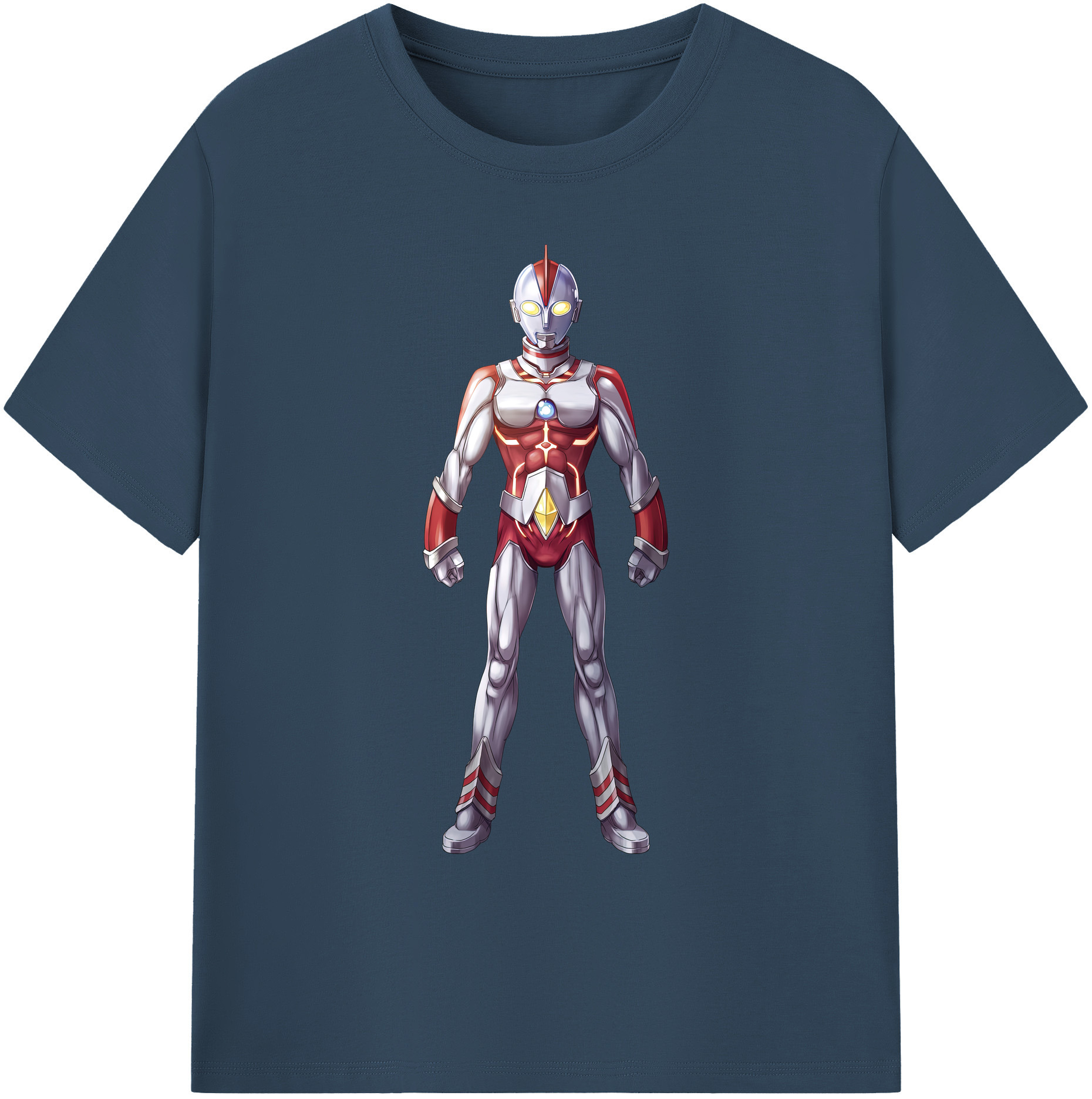 （画像用） ウルトラマン Ultraman 綿100％ メンズ半袖Tシャツ｜肌触りやわらか＆通気性
