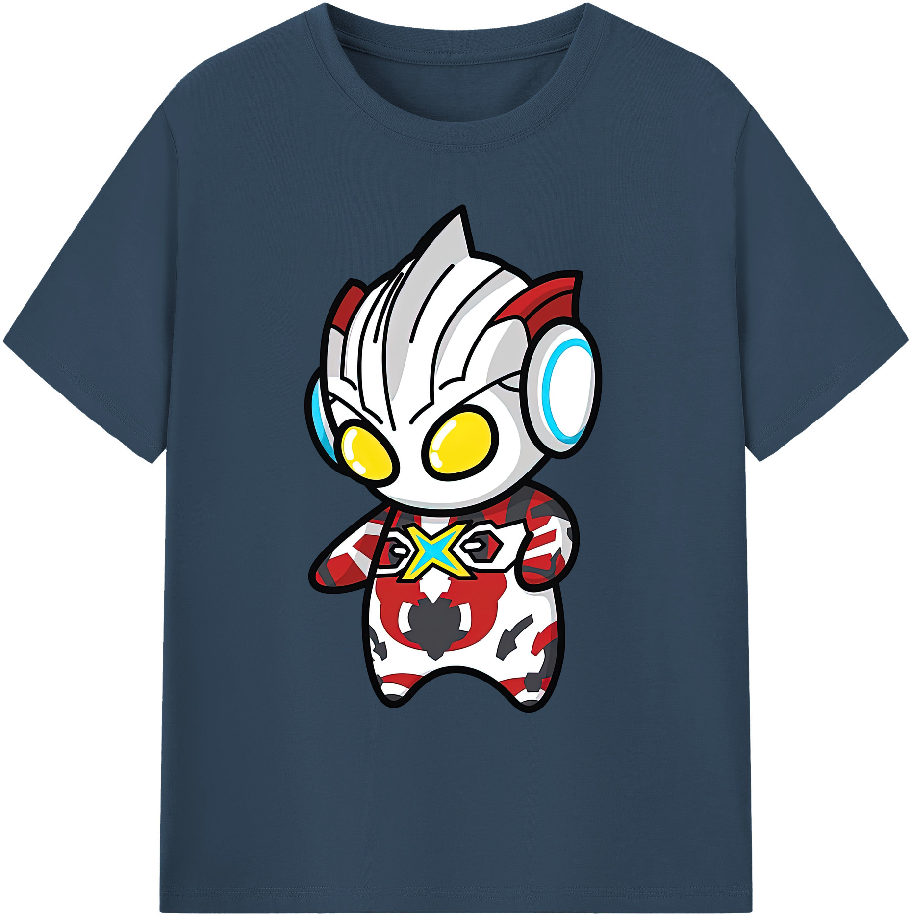 （画像用） ウルトラマン Ultraman 綿100％ メンズ半袖Tシャツ｜肌触りやわらか＆通気性