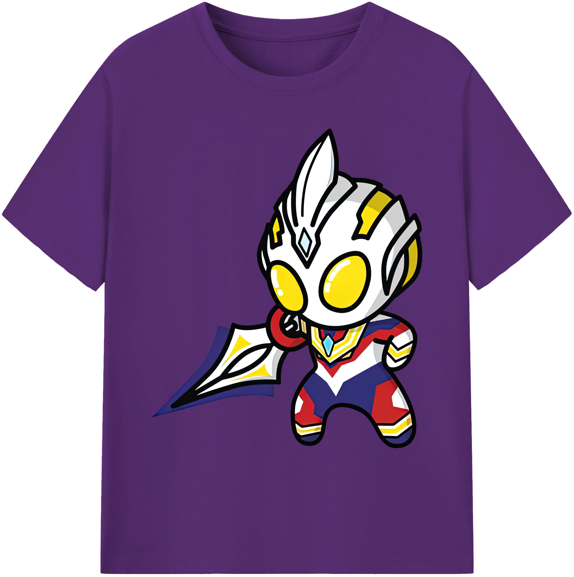 （画像用） ウルトラマン Ultraman 綿100％ メンズ半袖Tシャツ｜肌触りやわらか＆通気性