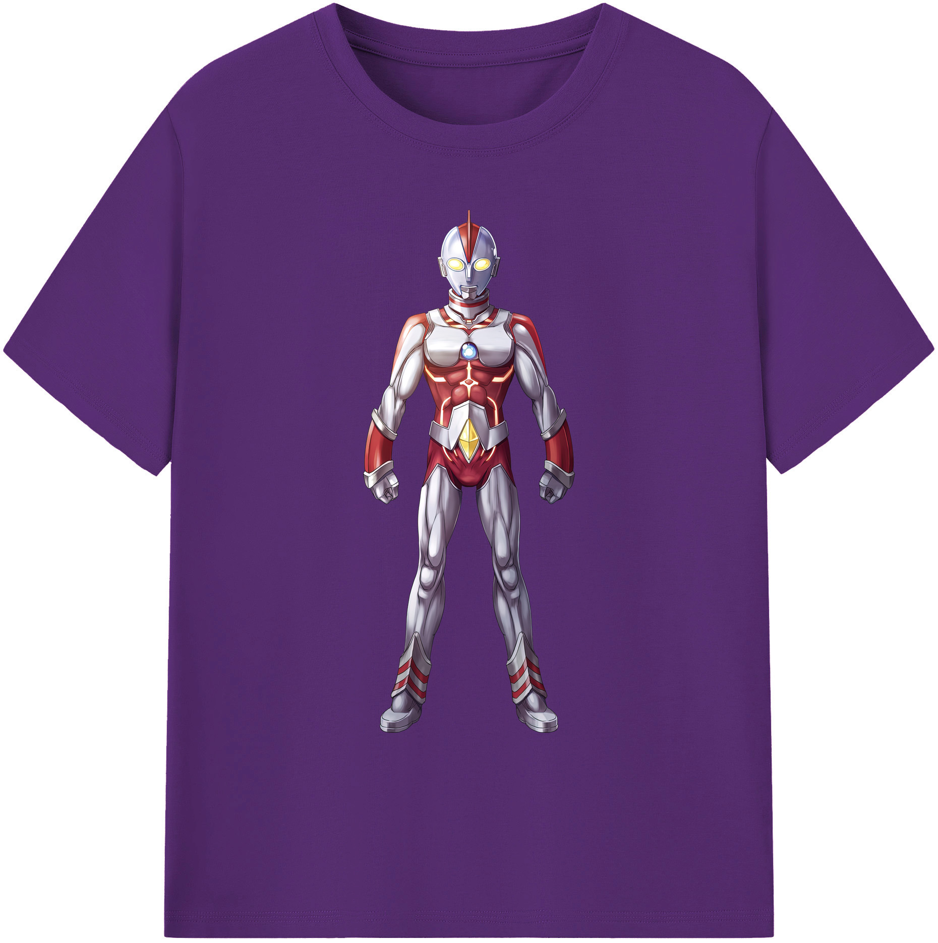 （画像用） ウルトラマン Ultraman 綿100％ メンズ半袖Tシャツ｜肌触りやわらか＆通気性