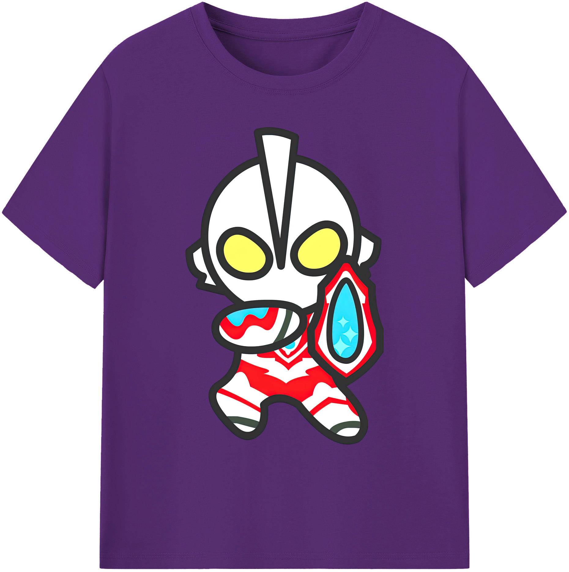 （画像用） ウルトラマン Ultraman 綿100％ メンズ半袖Tシャツ｜肌触りやわらか＆通気性