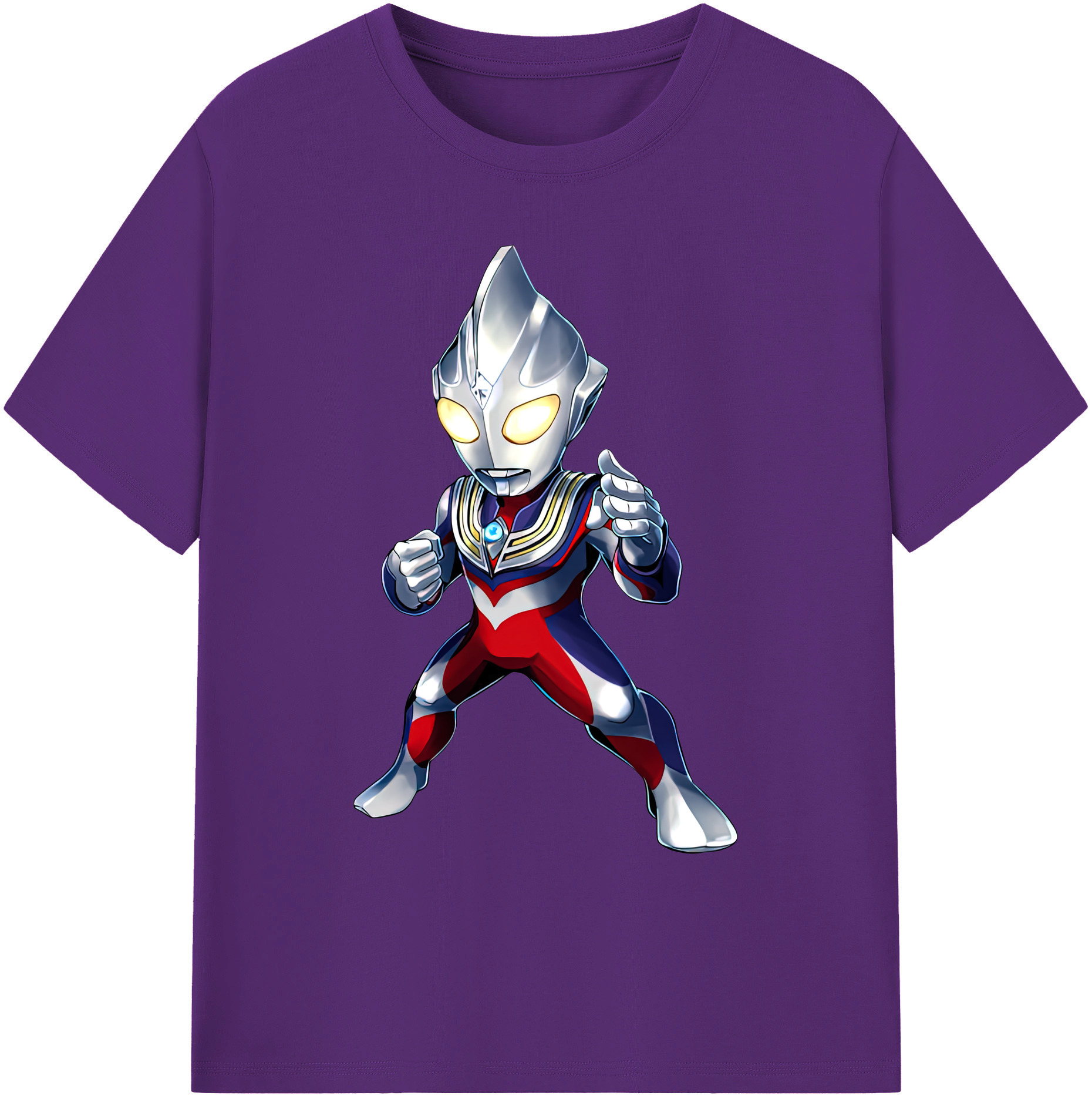 （画像用） ウルトラマン Ultraman 綿100％ メンズ半袖Tシャツ｜肌触りやわらか＆通気性