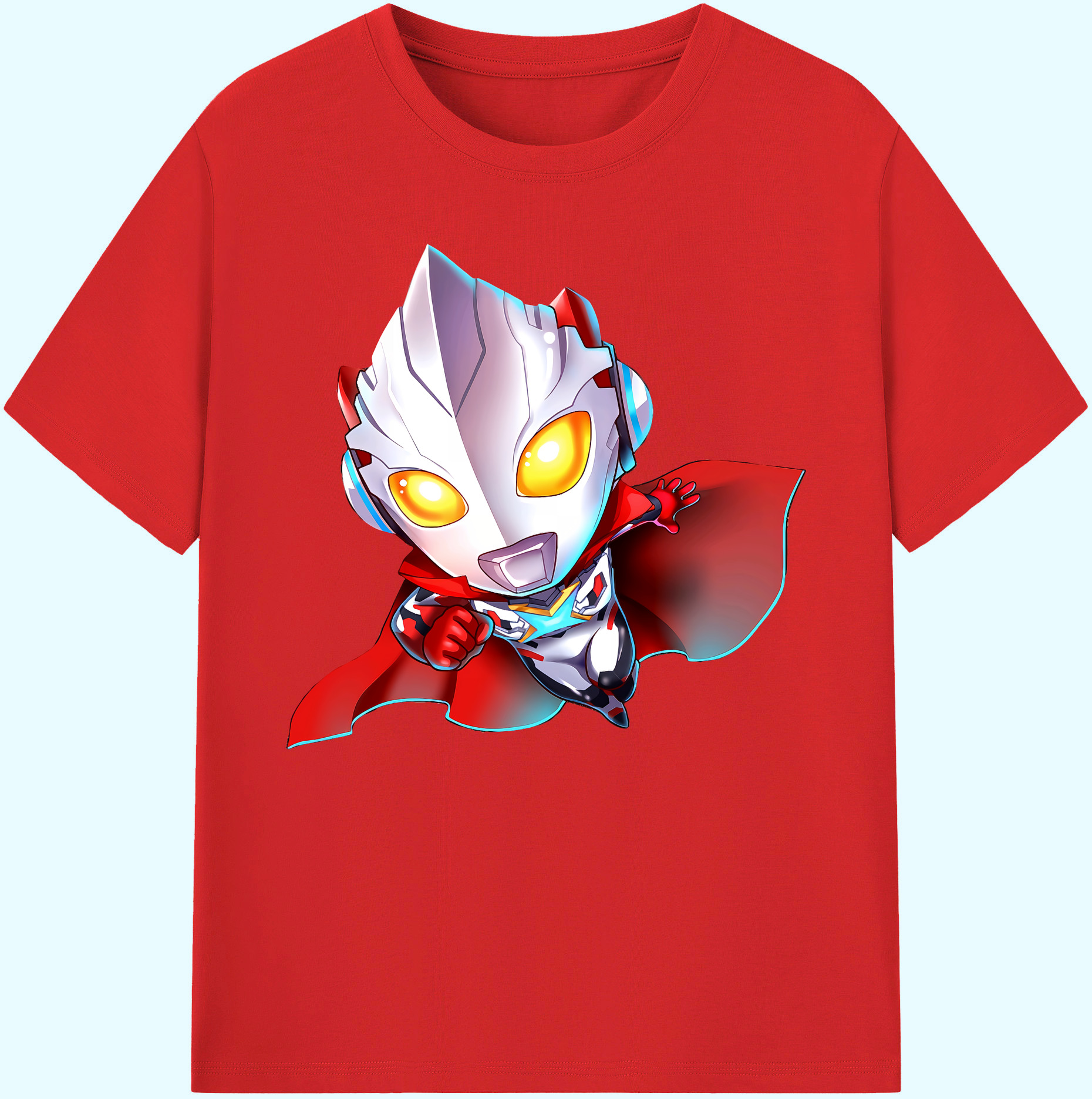 （画像用） ウルトラマン Ultraman 綿100％ メンズ半袖Tシャツ｜肌触りやわらか＆通気性