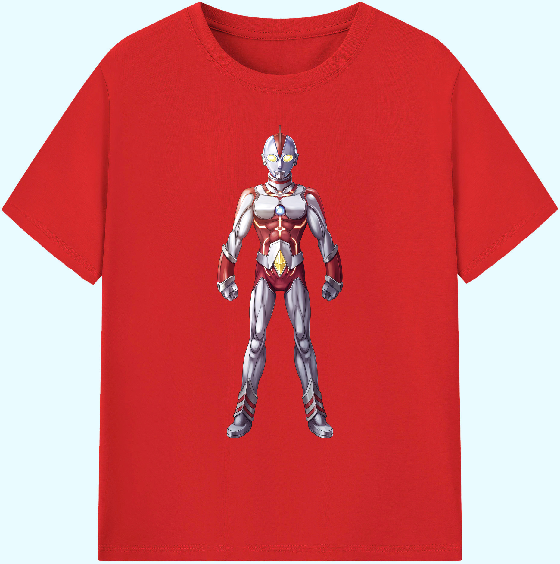 （画像用） ウルトラマン Ultraman 綿100％ メンズ半袖Tシャツ｜肌触りやわらか＆通気性